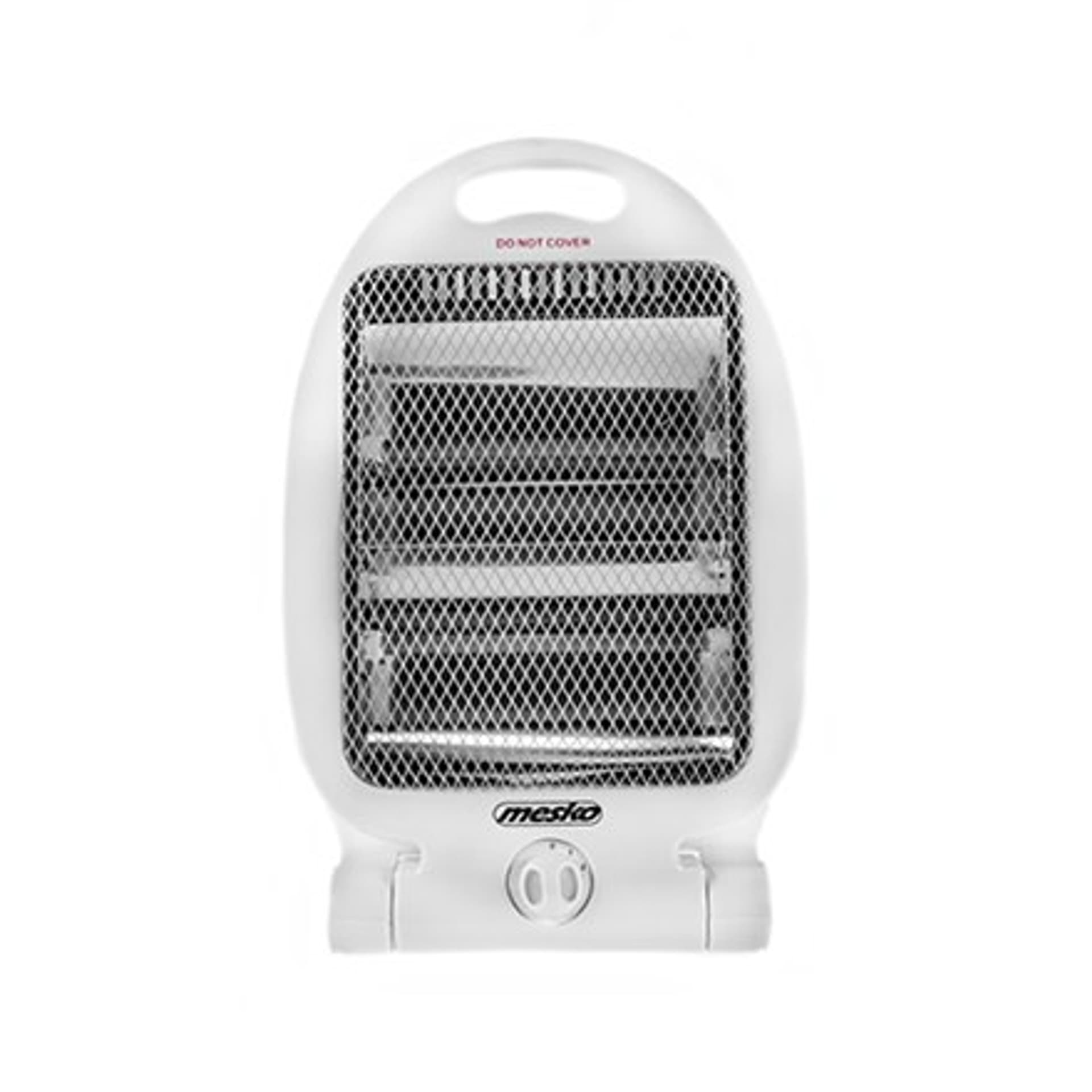 

Mesko Heater MS 7710 Grzejnik halogenowy, 800 W, ilość poziomów mocy 2, biały