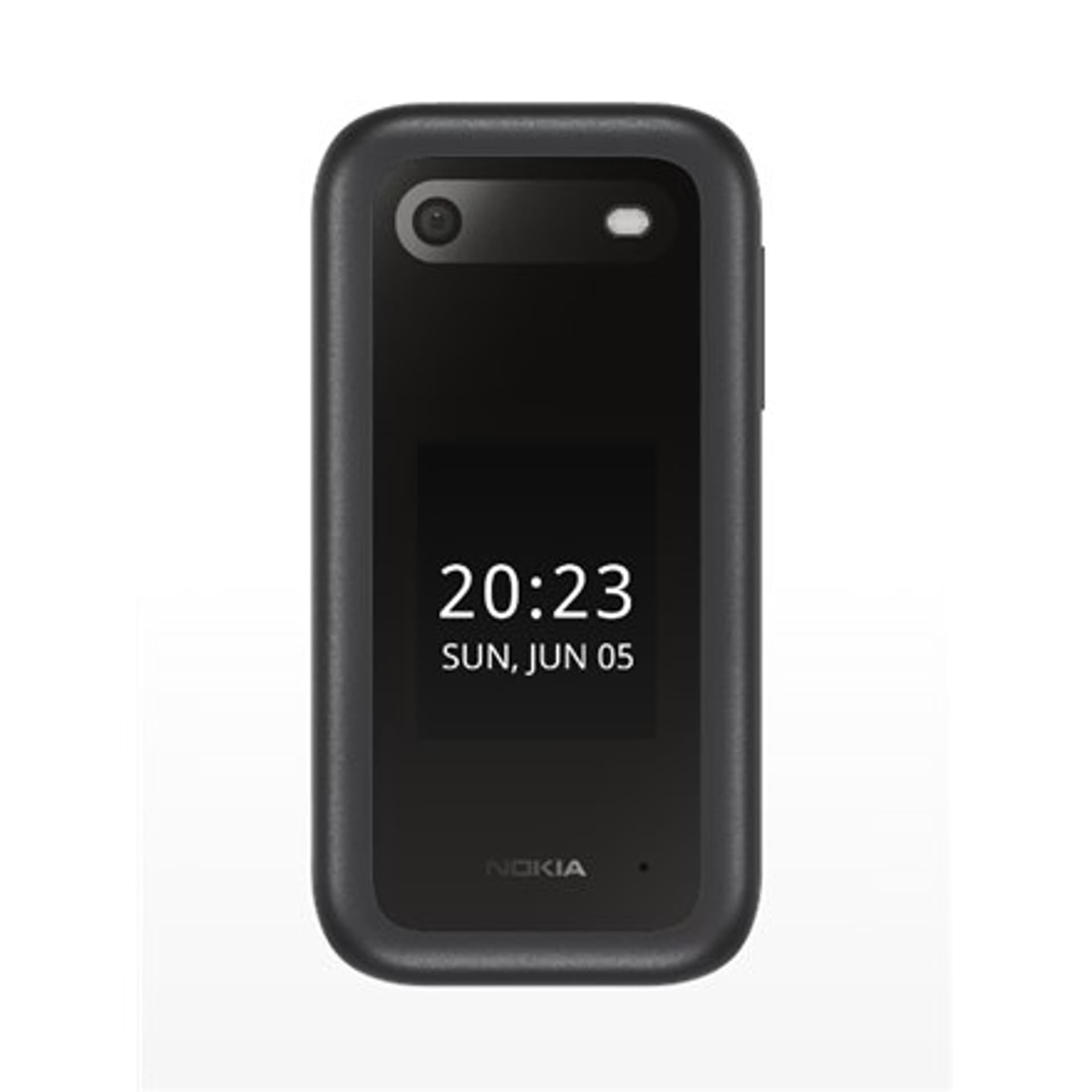 

Nokia 2660 Flip Black, 2,8 ", TFT LCD, 240 x 320, Unisoc, T107, wewnętrzna pamięć RAM 0,048 GB, 0,128 GB, microSDHC, Dual SIM, a