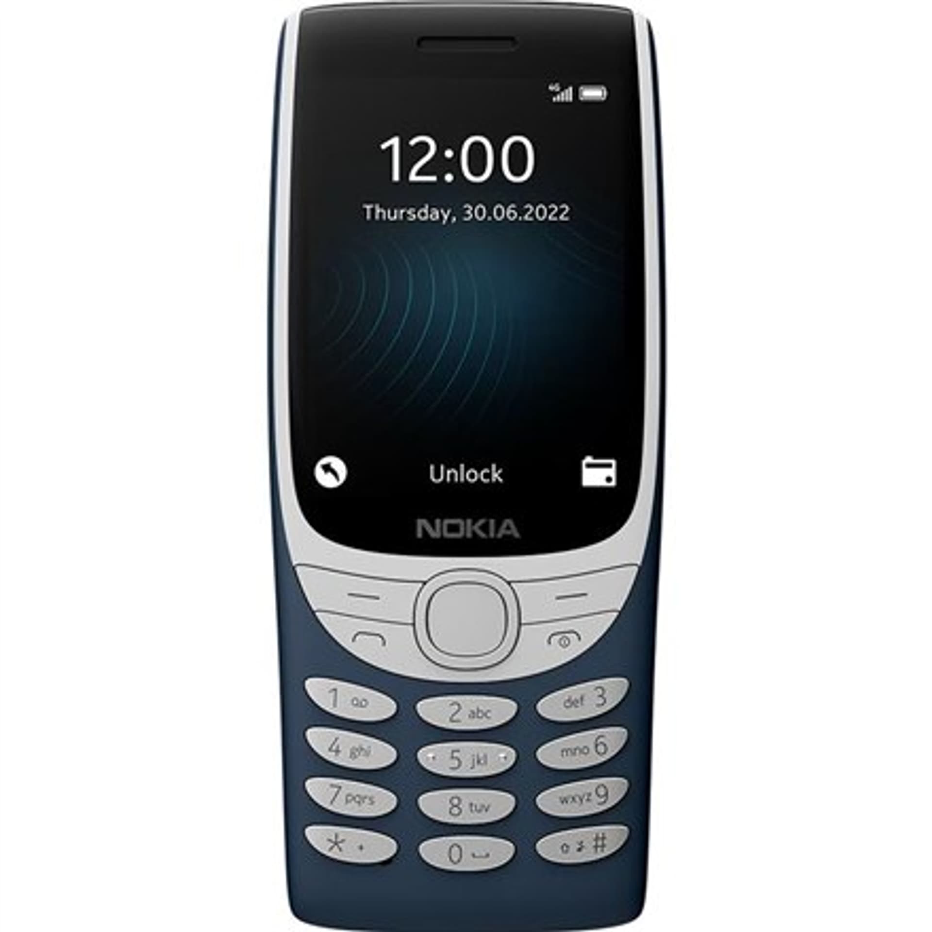 

Nokia 8210 Blue, 2,8 ", TFT LCD, 240 x 320, Unisoc, T107, Wewnętrzna pamięć RAM 0,048 GB, 0,128 GB, microSDHC, Dual SIM, Aparat
