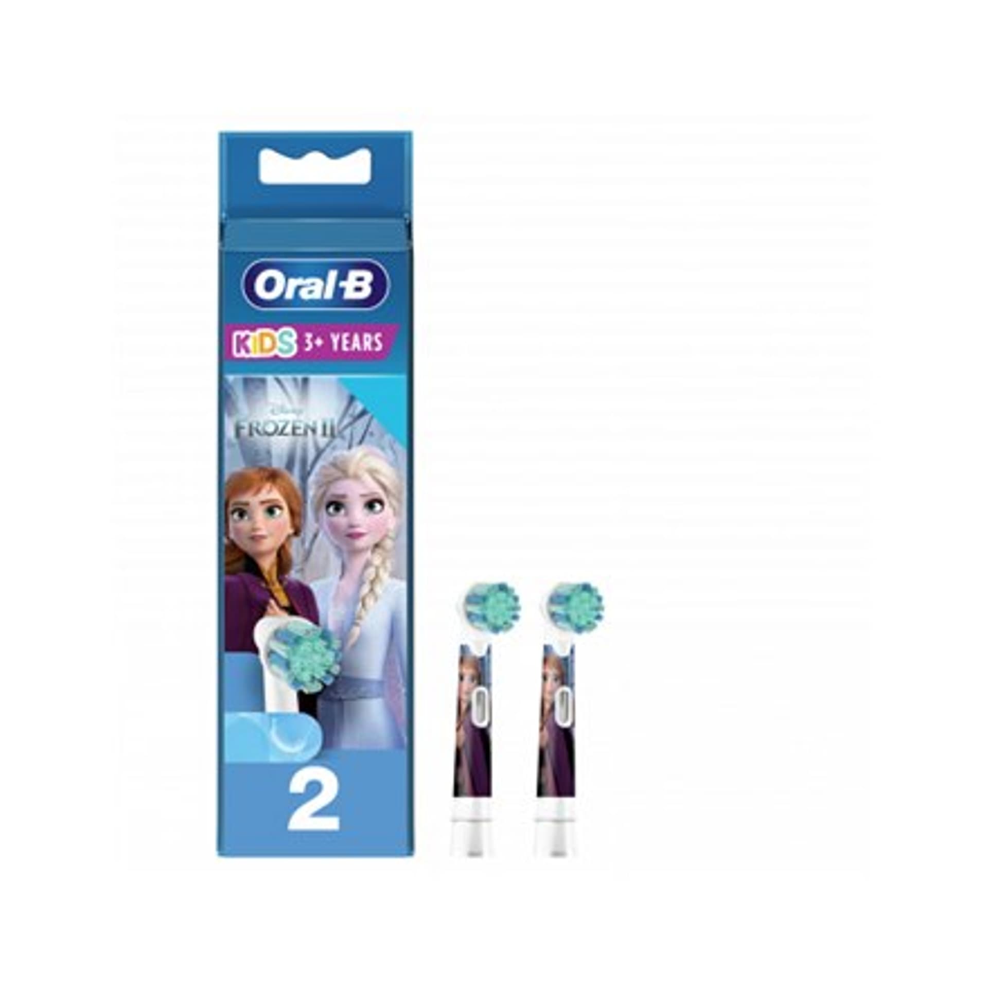 

Oral-B Frozen II EB-10 2K Heads, For kids, Number of brush heads included 2