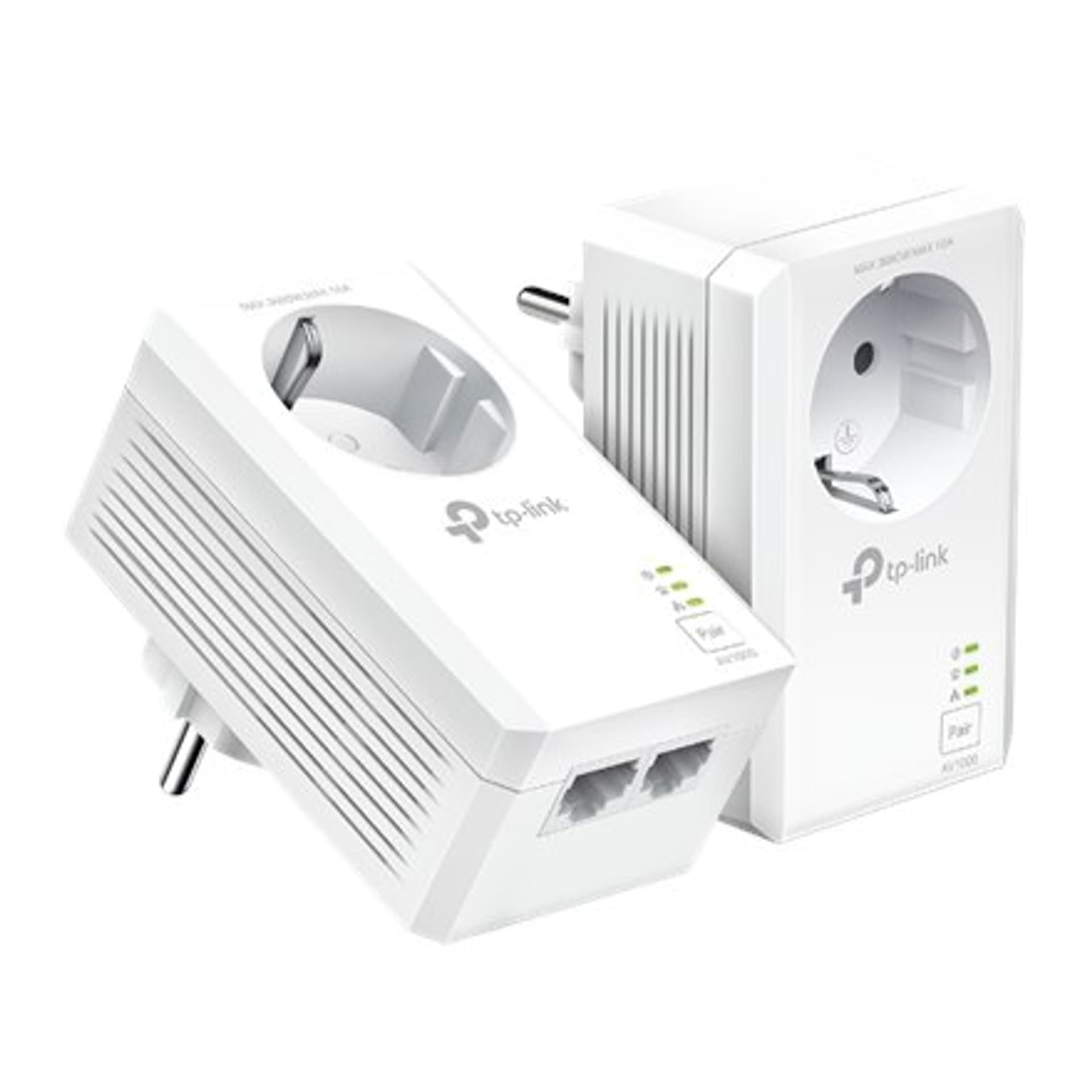 

TP-LINK AV1000 2-Port Gigabit Passthrough Powerline Starter Kit TL-PA7027P KIT 10/100/1000 Mbit/s, Ethernet LAN (RJ-45) ports 2,