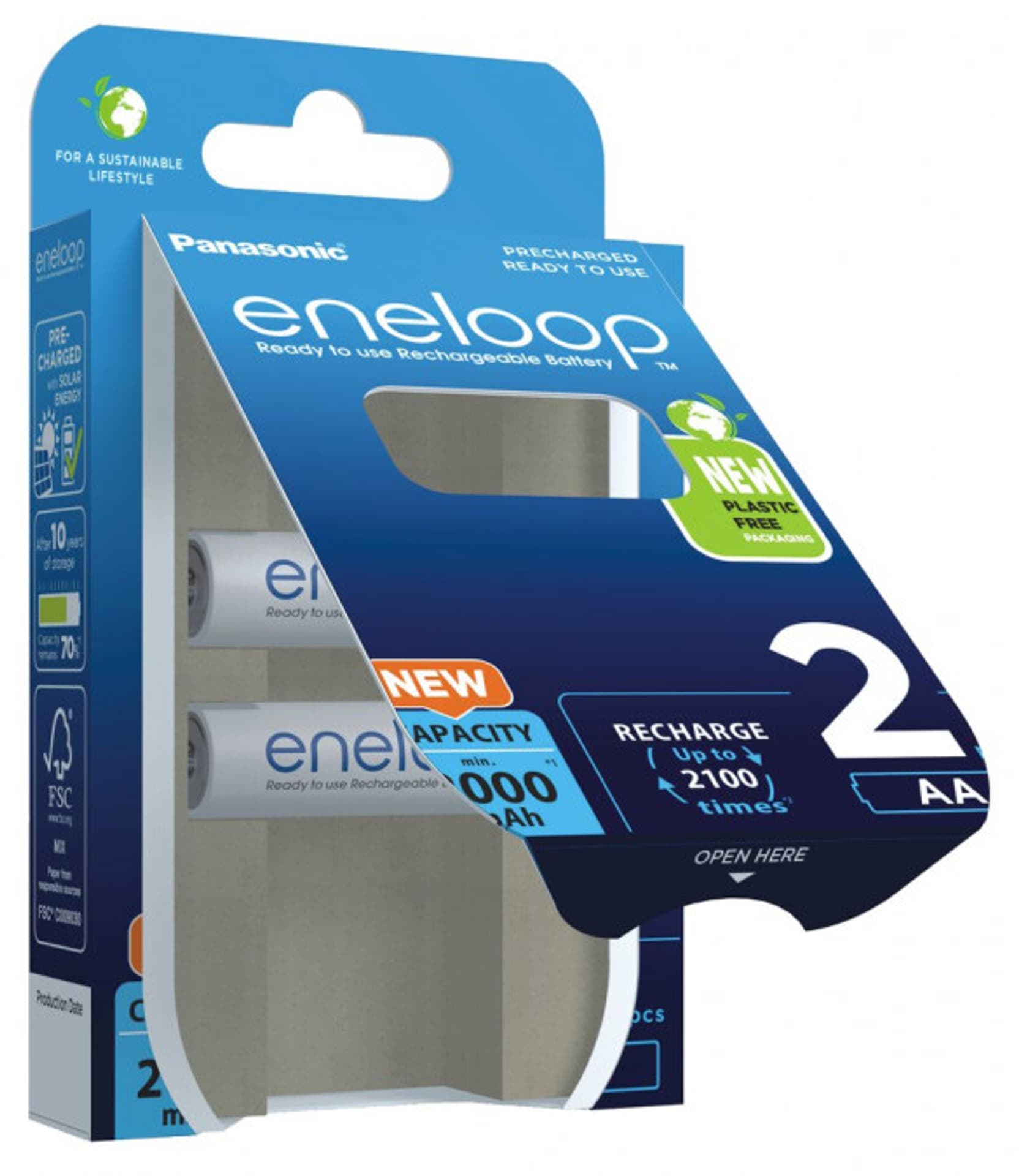 

Akumulatorki AA / R6 2000mAh Panasonic Eneloop x2