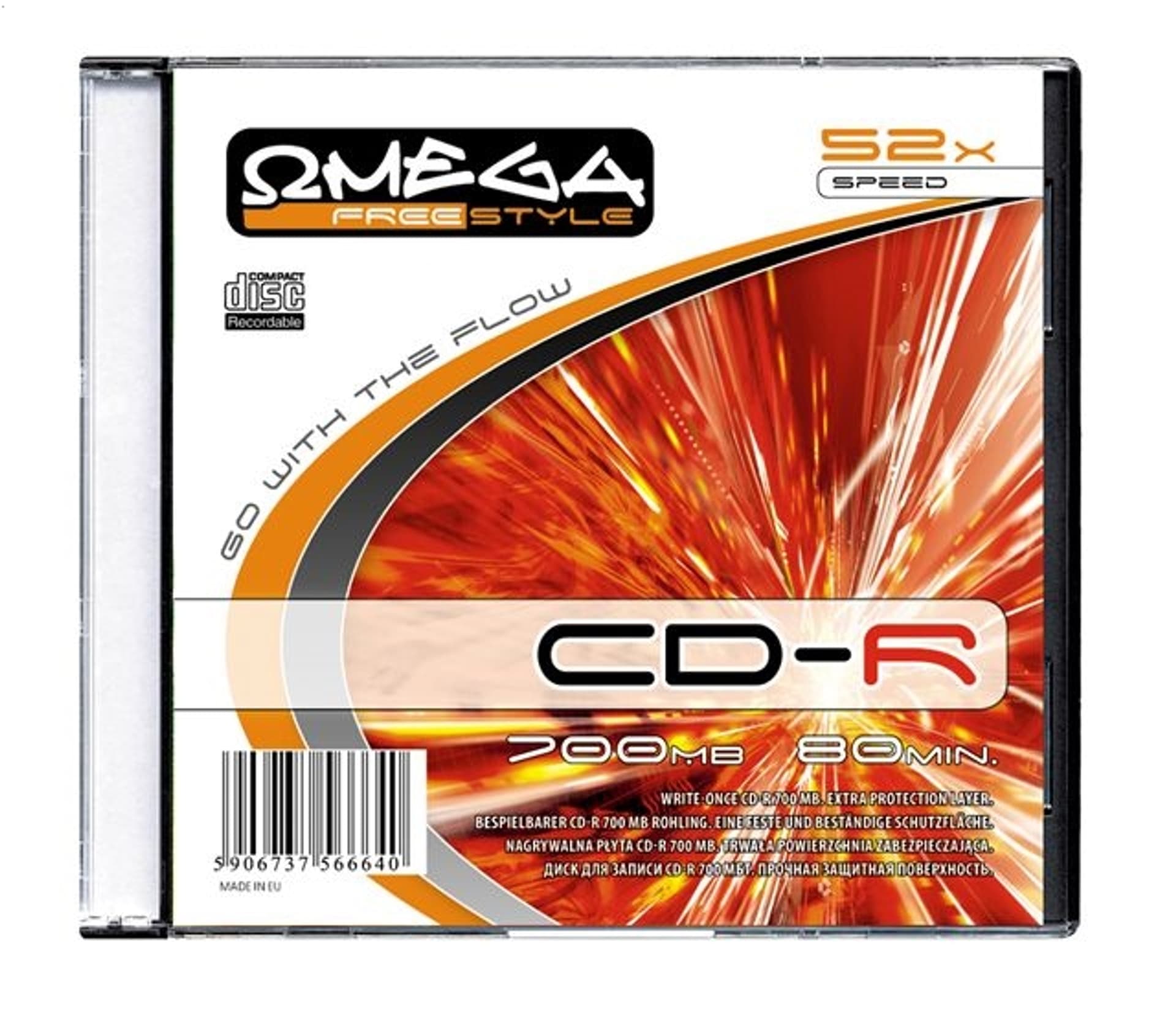 

Płyta CD-R 700MB OMEGA SLIM 52x 56663