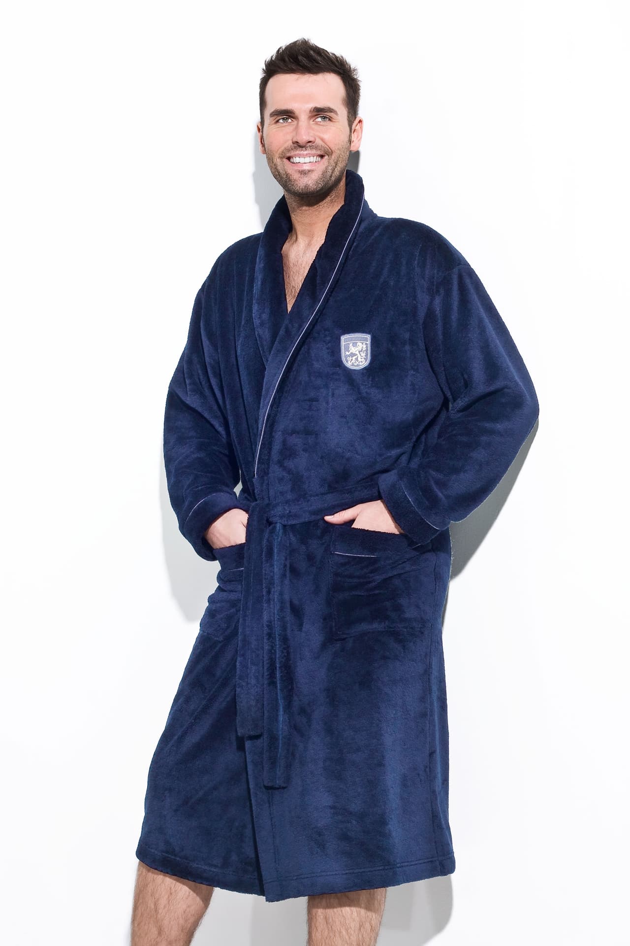 

SZLAFROK MĘSKI BORYS (kolor navy, rozmiar XL)