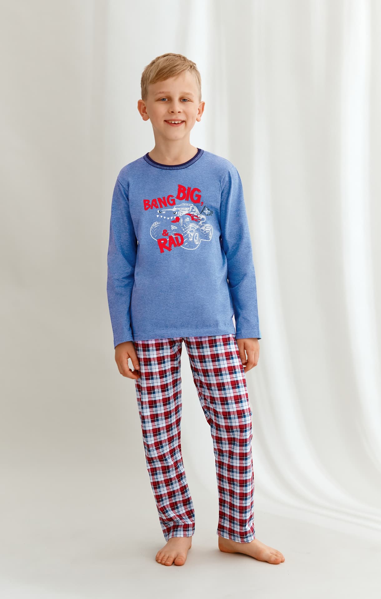 

PIŻAMA CHŁOPIĘCA MARIO 2650 DR R.92-116 (kolor jeans/melange, rozmiar 92)