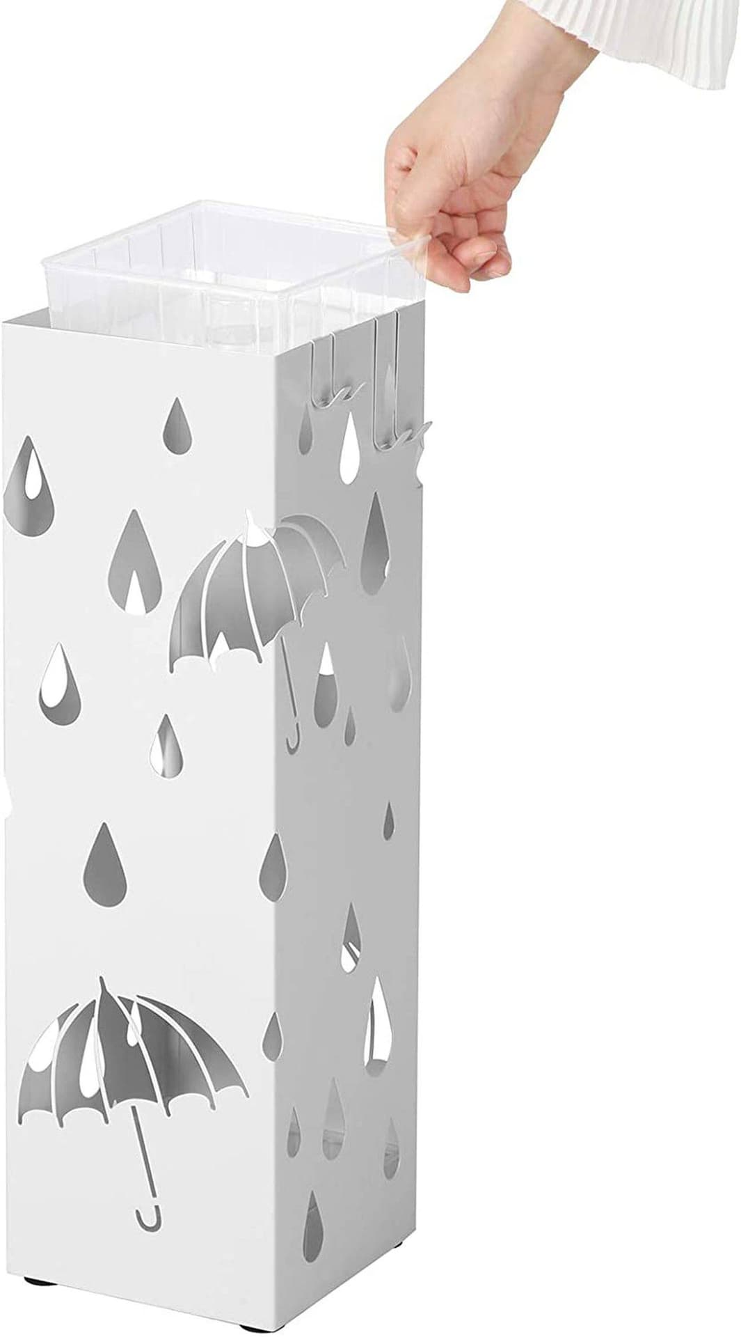 

Nowoczesny parasolnik stojak biały 49 cm LOFT