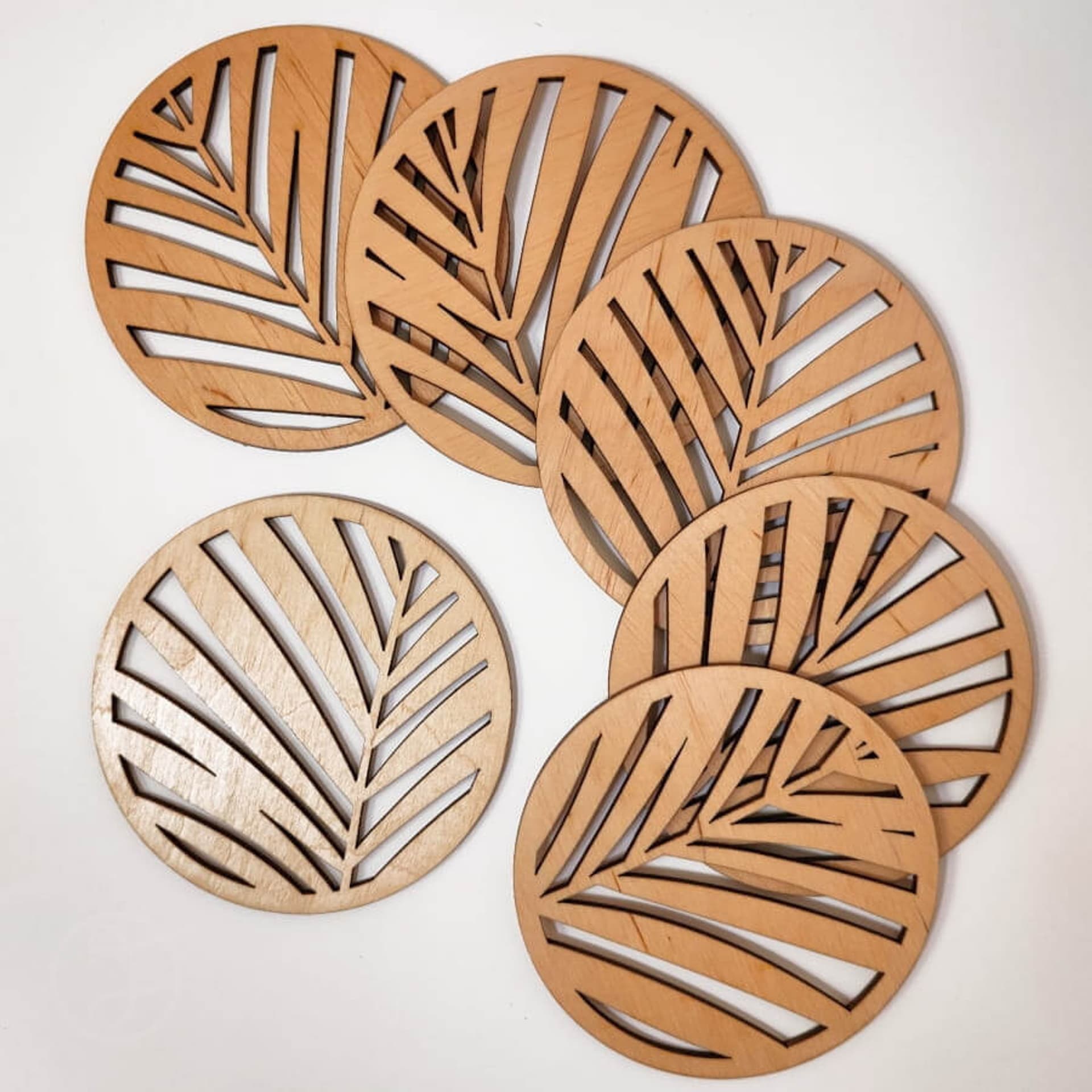 

Palm leaf - ECO podkładki pod kubek 6 szt.