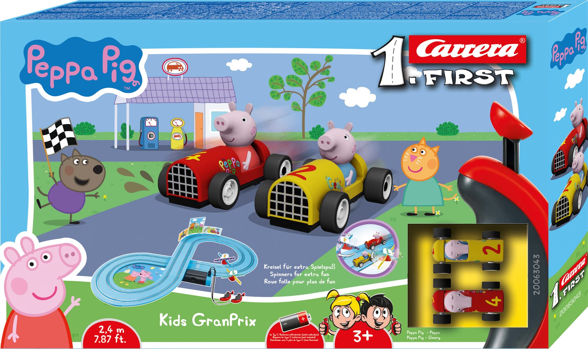 

Carrera First 20063043 Peppa Pig - Kids GranPrix 2,4m