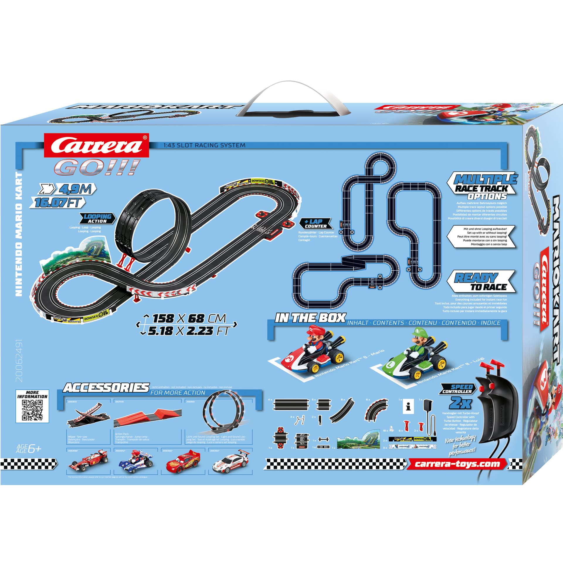 

Carrera Go 20062491 Nintendo Mario Kart™ 8 - 4,9m