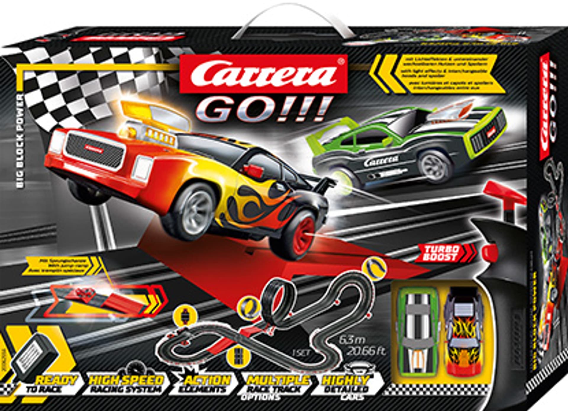 

Carrera Go 20062556 Big Block Power 6,3m