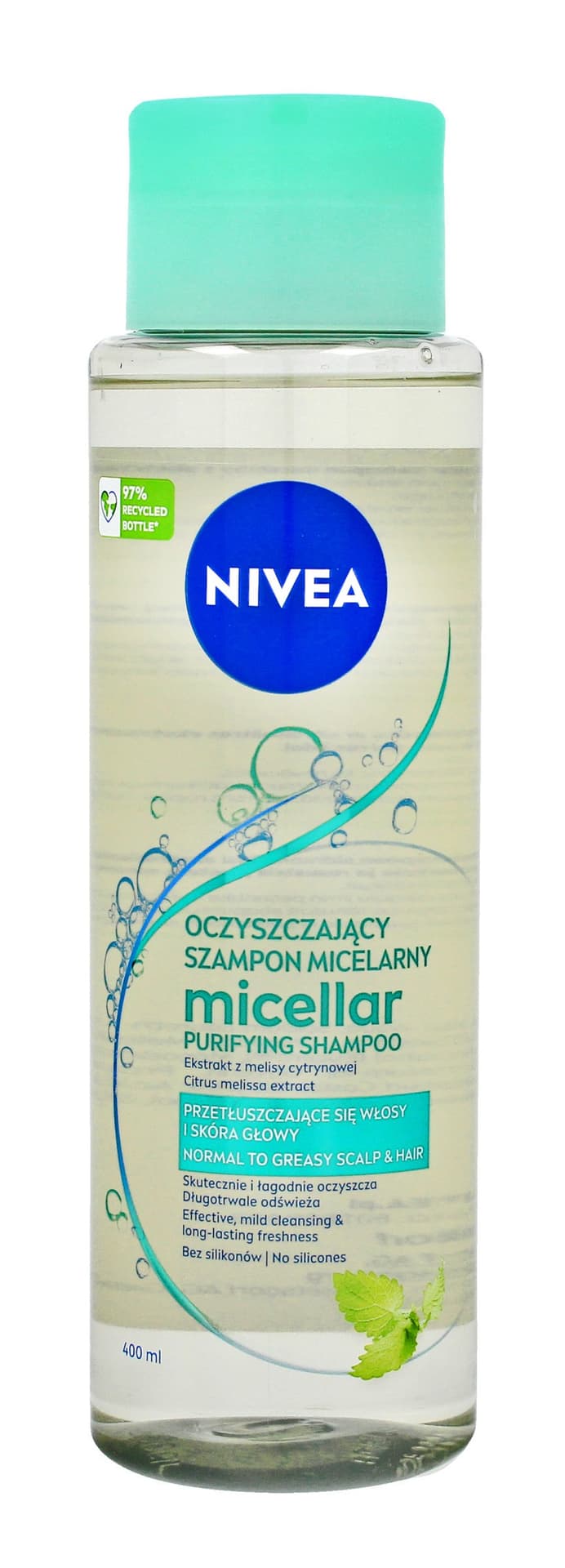 

Nivea Szampon Micelarny głęboko oczyszczający do włosów przetłuszczających się 400ml