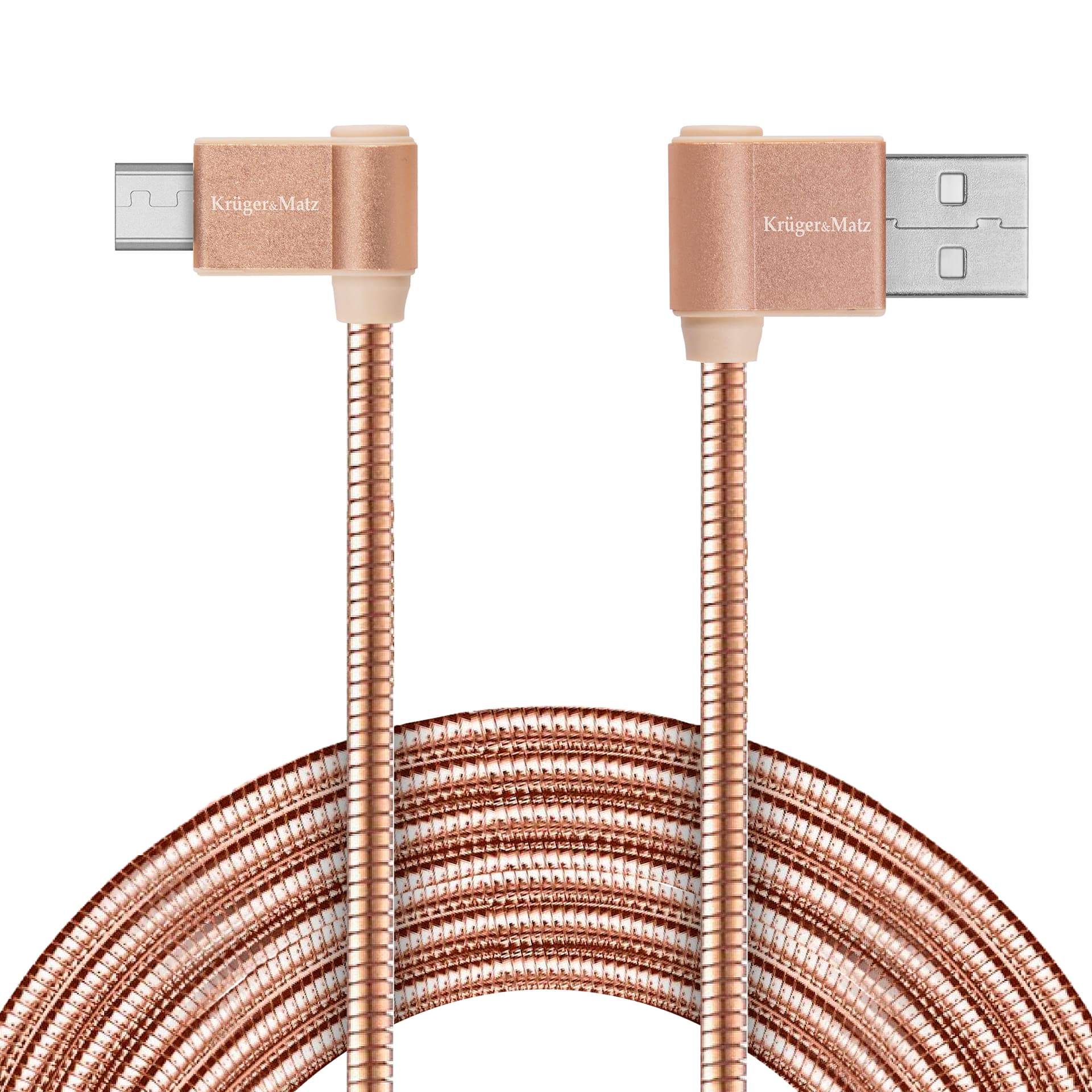 

Kabel USB - wtyk kątowy typu C 1m 3A Kruger&Matz