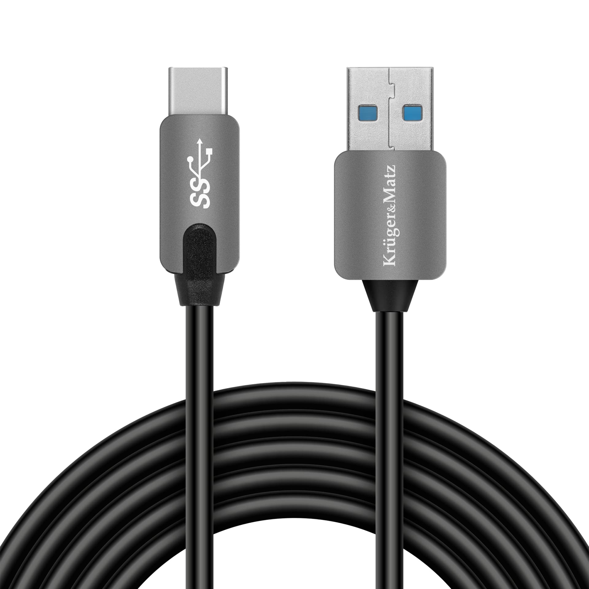 

Kabel USB wtyk 3.0 - wtyk typu C 5 Gbps 0,5m Kruger&Matz