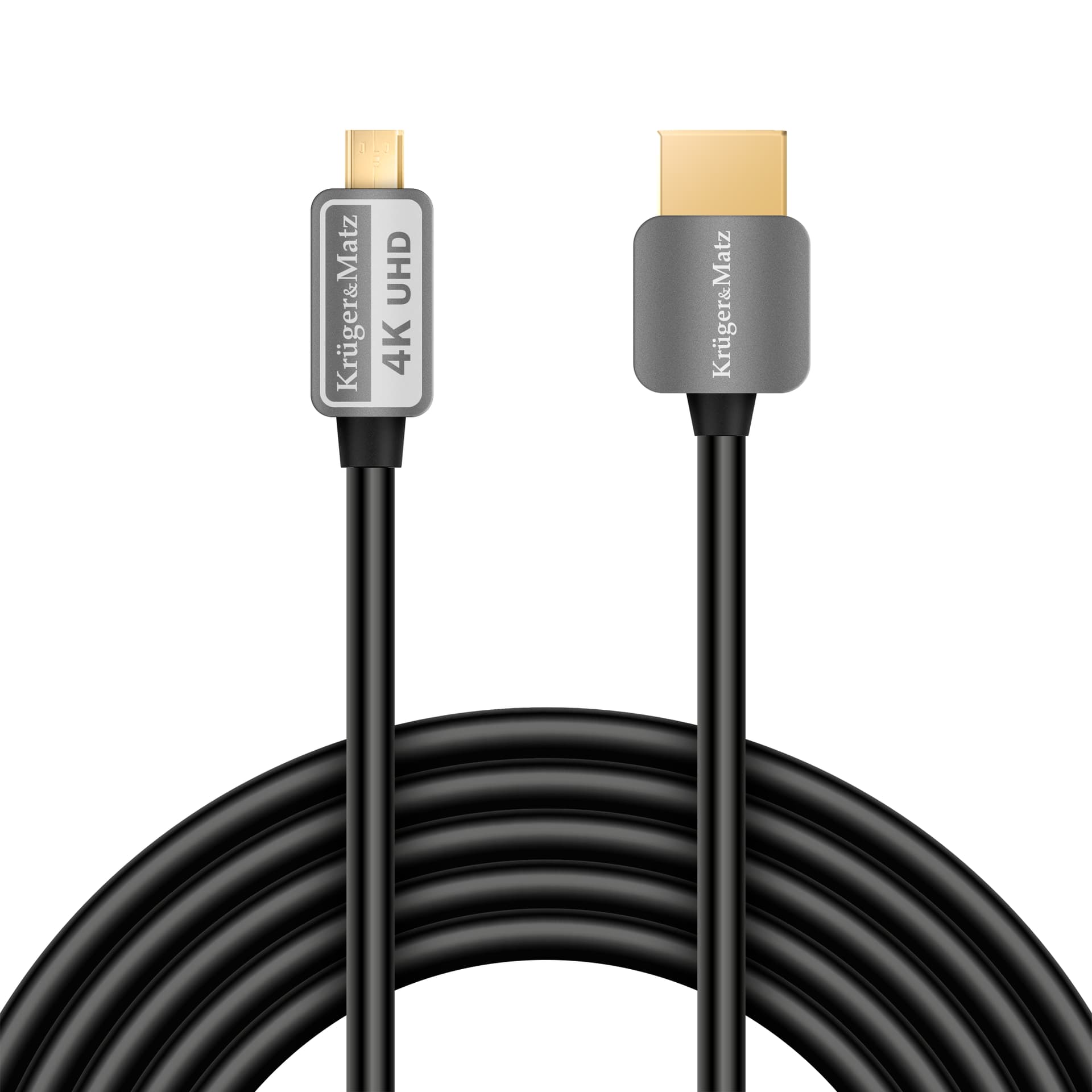 

Kabel HDMI - micro HDMI wtyk-wtyk (A-D) 3.0m Kruger&Matz, A-d) 3.0m kruger&mat