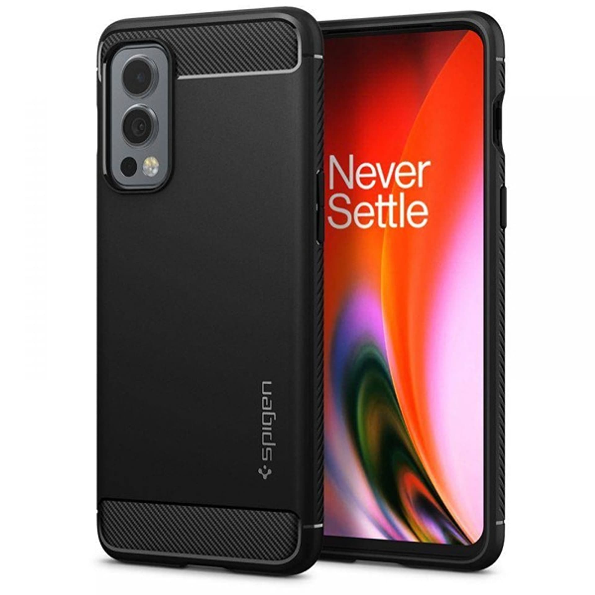 

Spigen Rugged Armor OnePlus Nord 2 5G czarny/black matte ACS03663