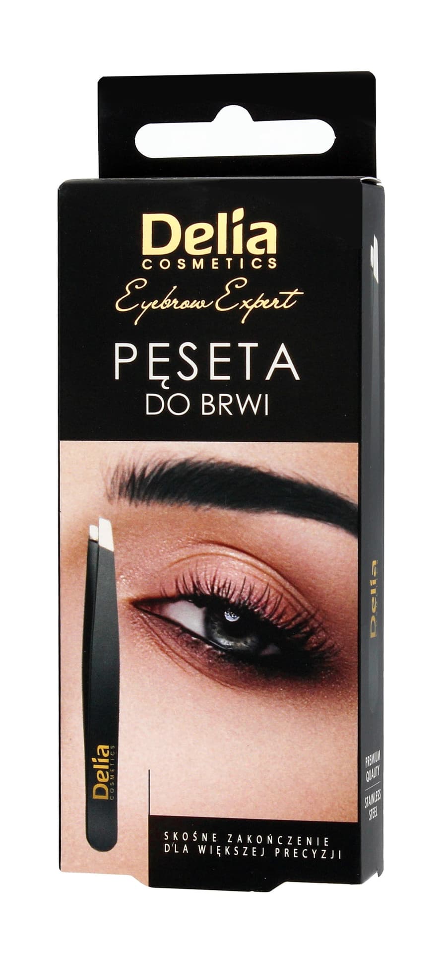 

Delia Cosmetics Eyebrow Expert Pęseta do brwi 1szt