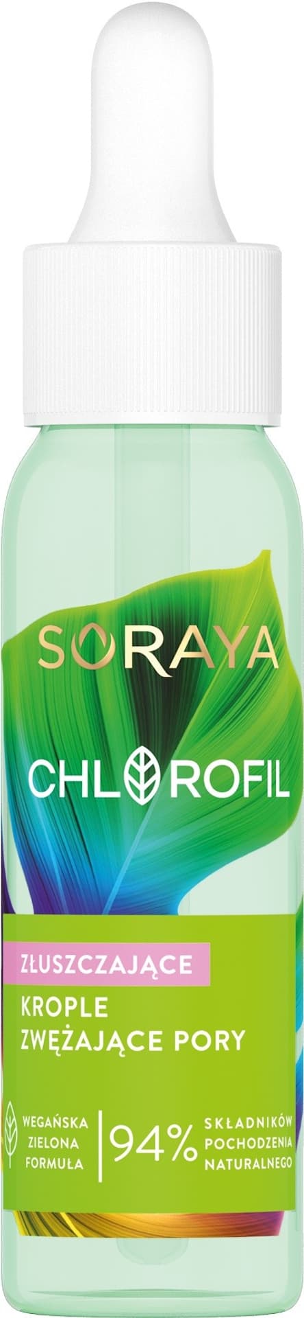 

Soraya Chlorofil Złuszczające Krople zwężające pory do młodej cery 30ml