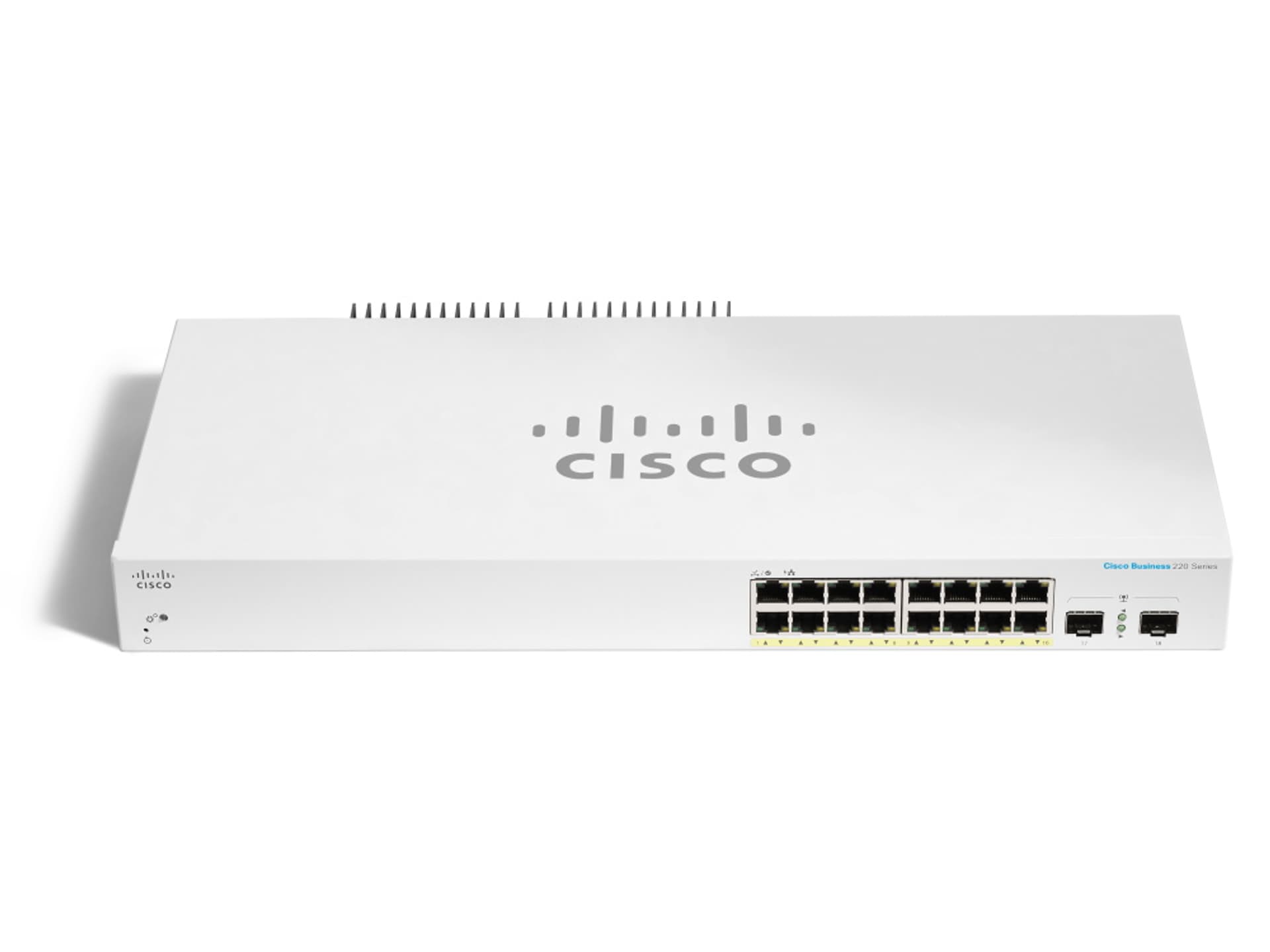 

CISCO CBS220-16P-2G 16-PORT 10/100/1000 POE SWITCH, 2X SFP, 130W