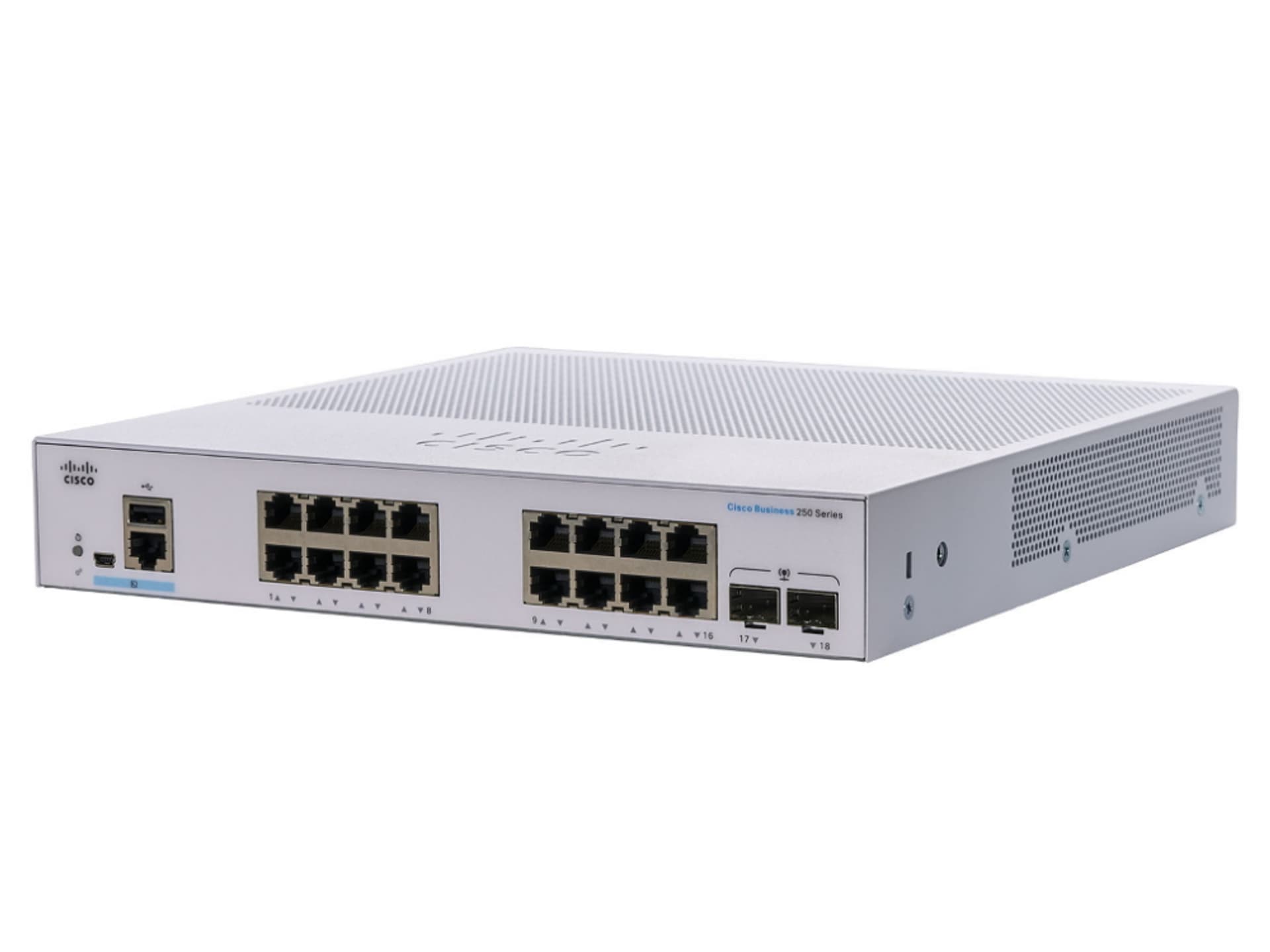 

CISCO CBS250 SMART 16-PORT GE 2X1G SFP