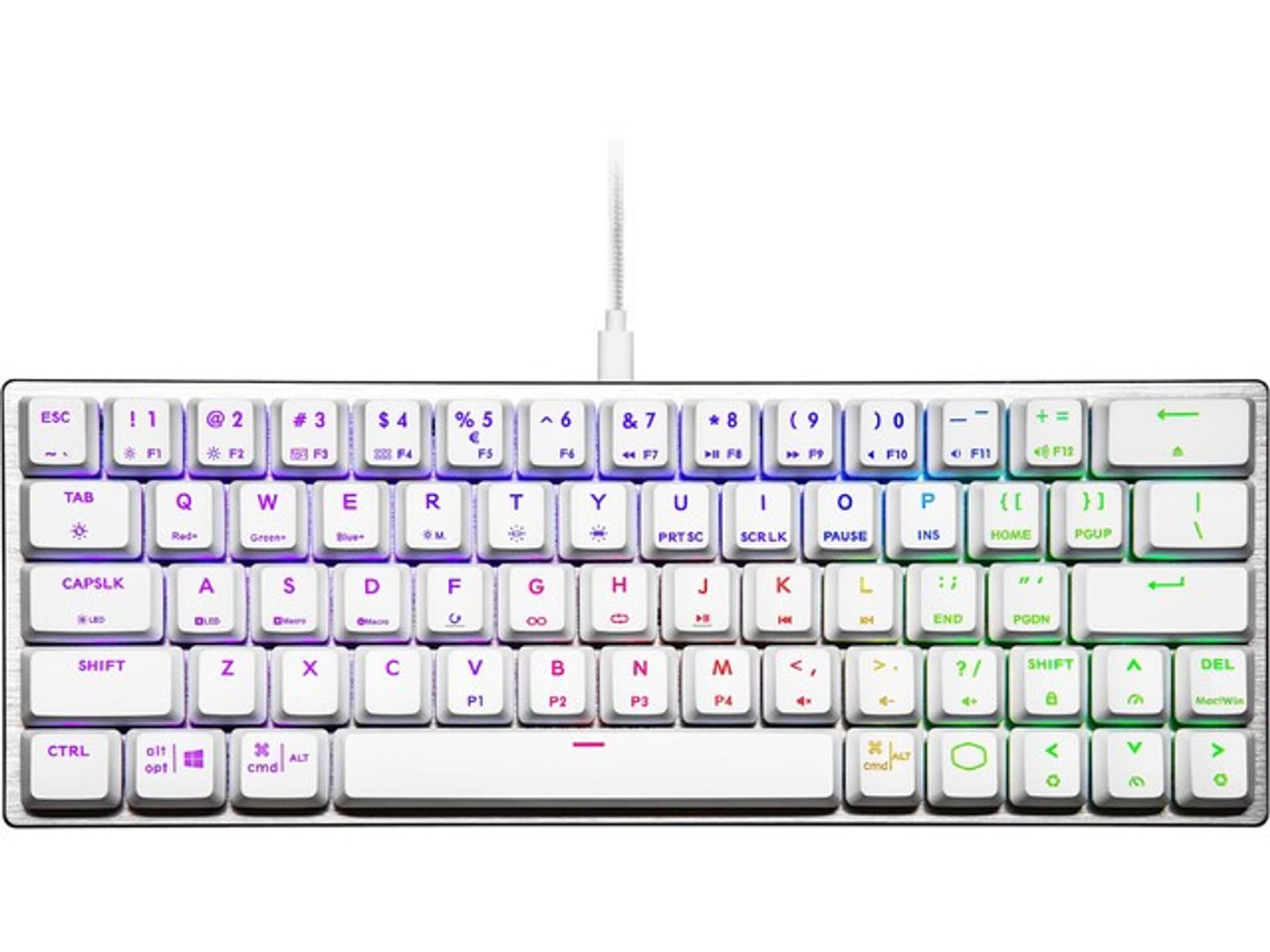 

Klawiatura SK620 podświetlenie RGB low profile switch red