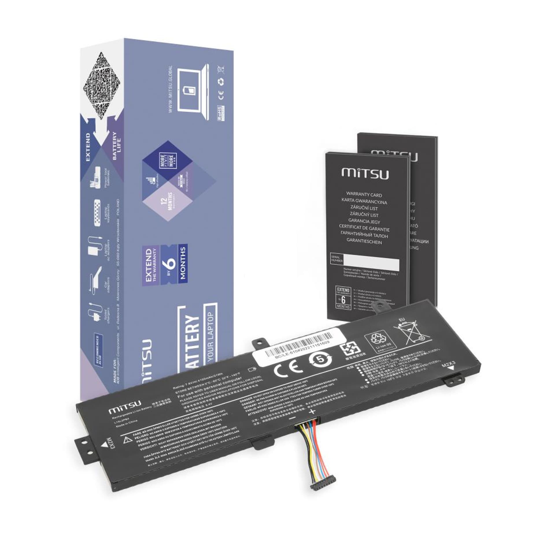 

Bateria Mitsu do Lenovo IdeaPad 510-15ISK