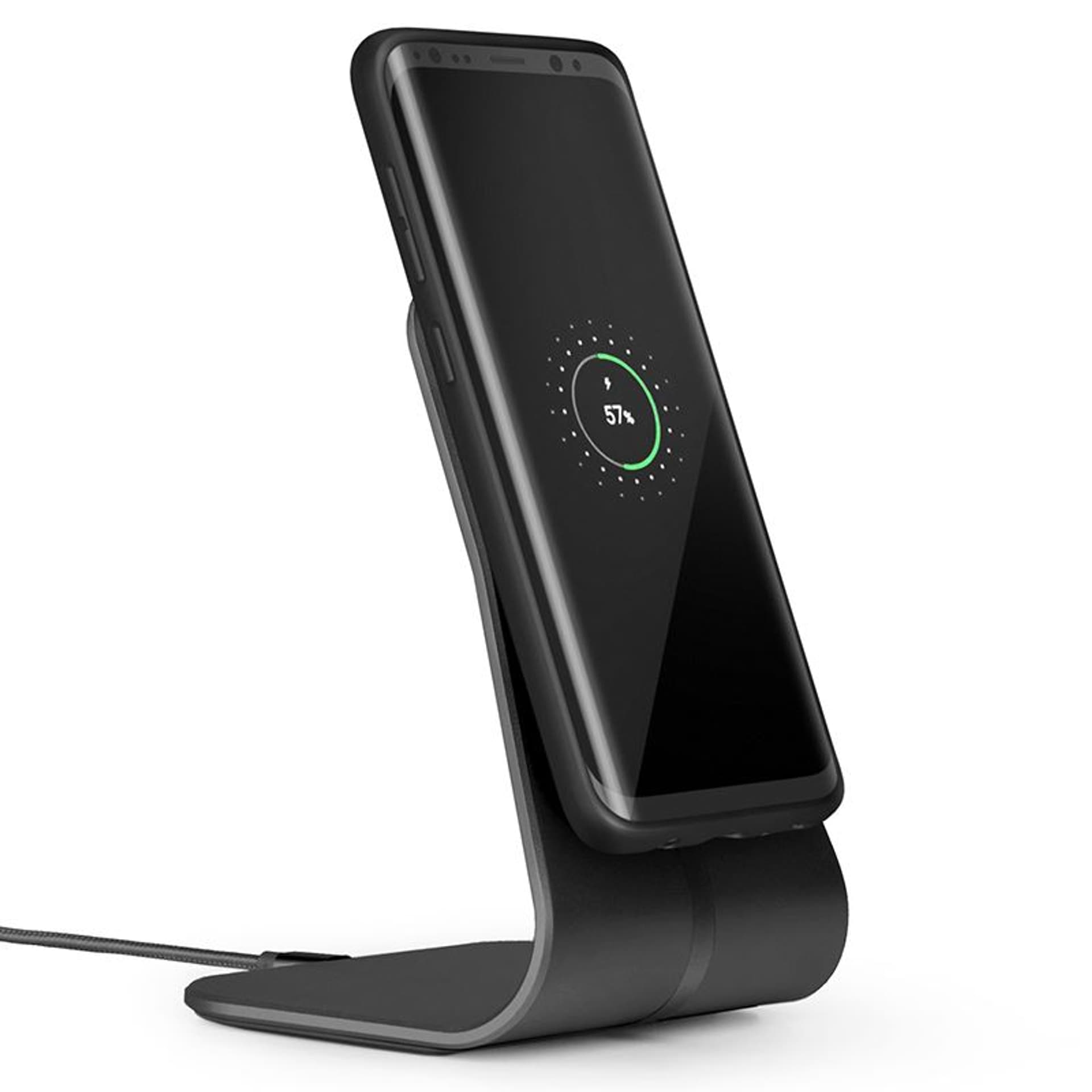 

XVIDA Fast Charging Desk Stand - Ładowarka bezprzewodowa z uchwytem magnetycznym, aluminium (QC 2.0)