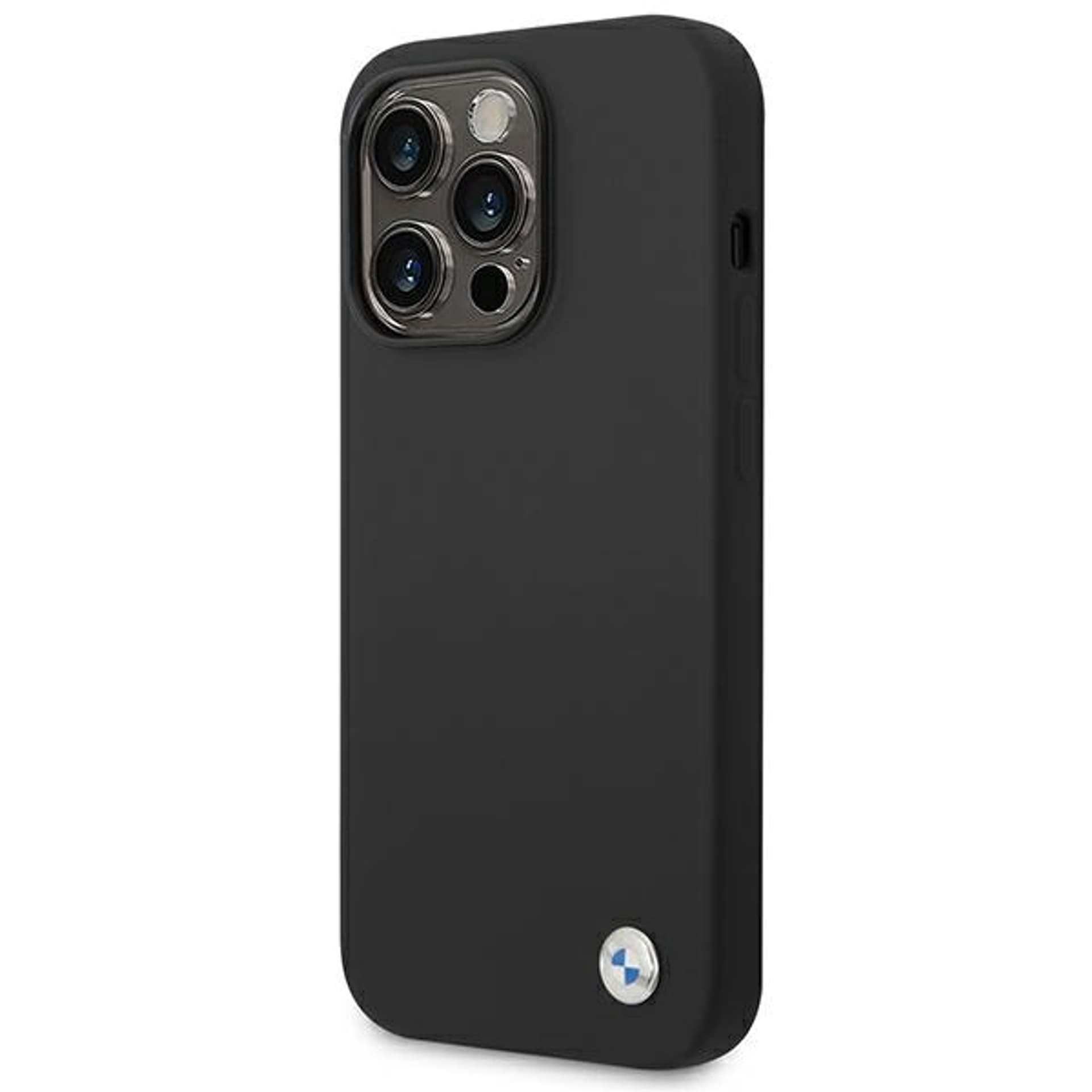 

BMW Liquid Silicone Case Metal Logo – Etui iPhone 14 Pro (Czarny)