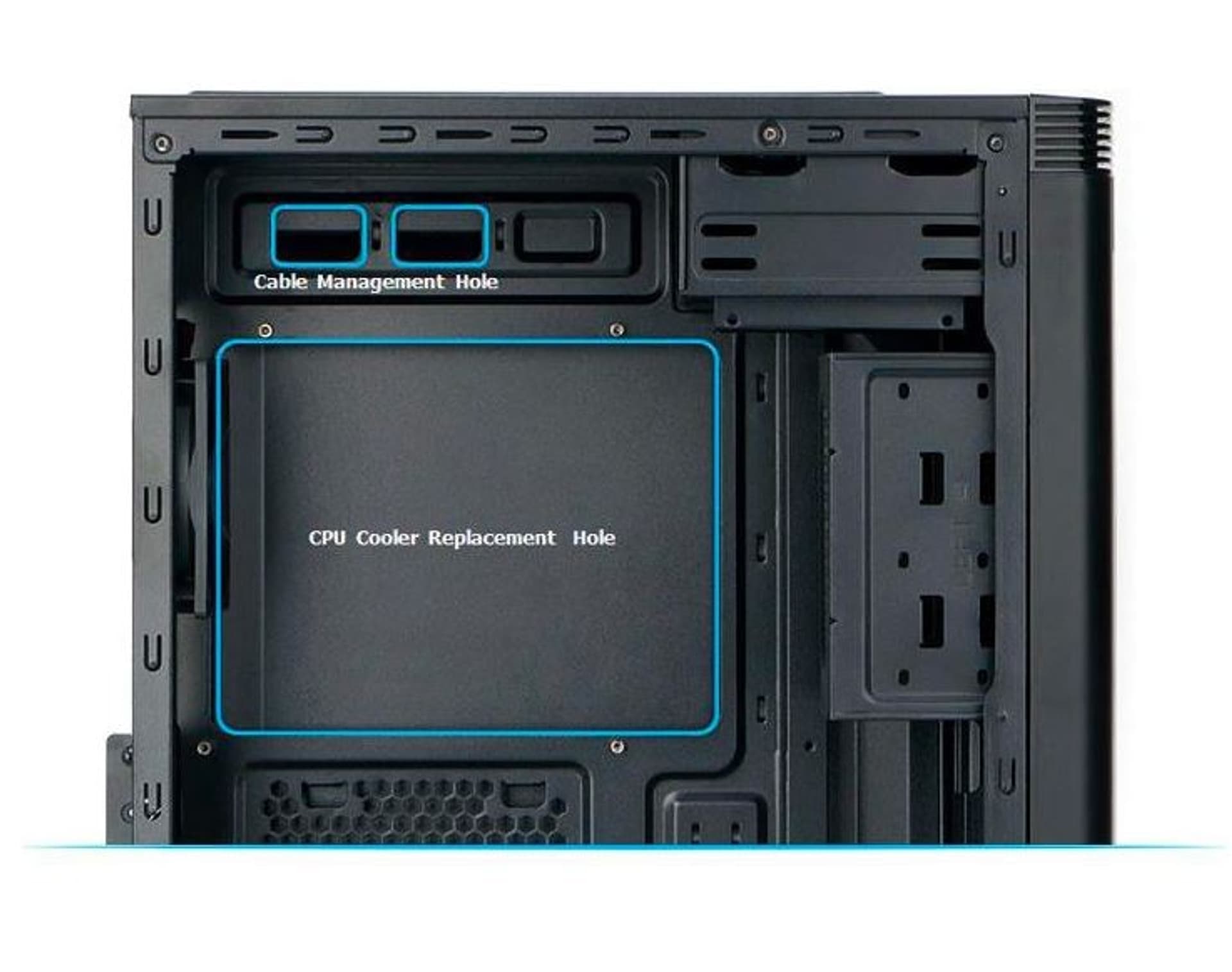 

Obudowa T5 Mini Tower PC Case 80mm fan ODD