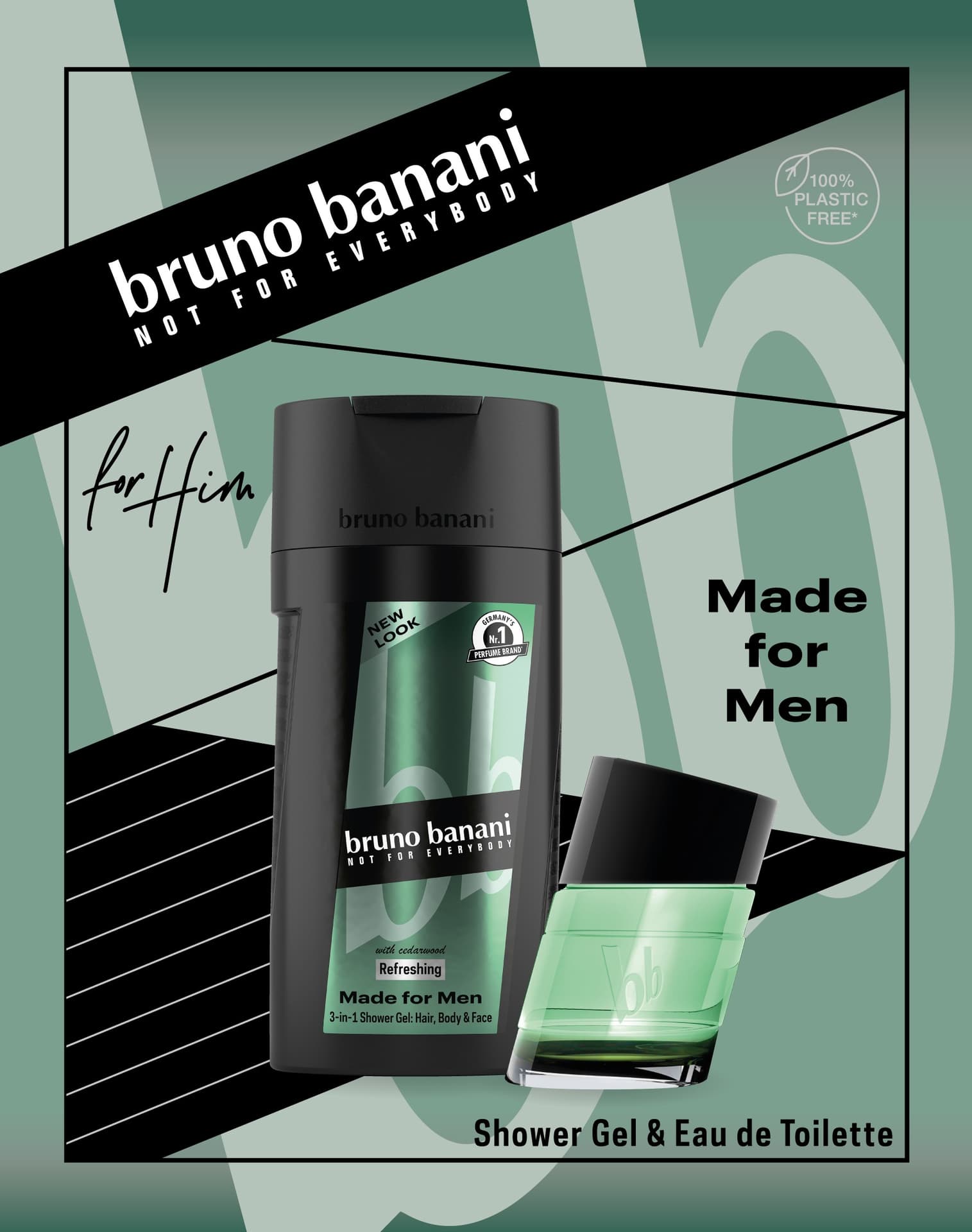 

Bruno Banani Zestaw prezentowy Made for Man (woda toaletowa 30ml+żel pod prysznic 250ml)