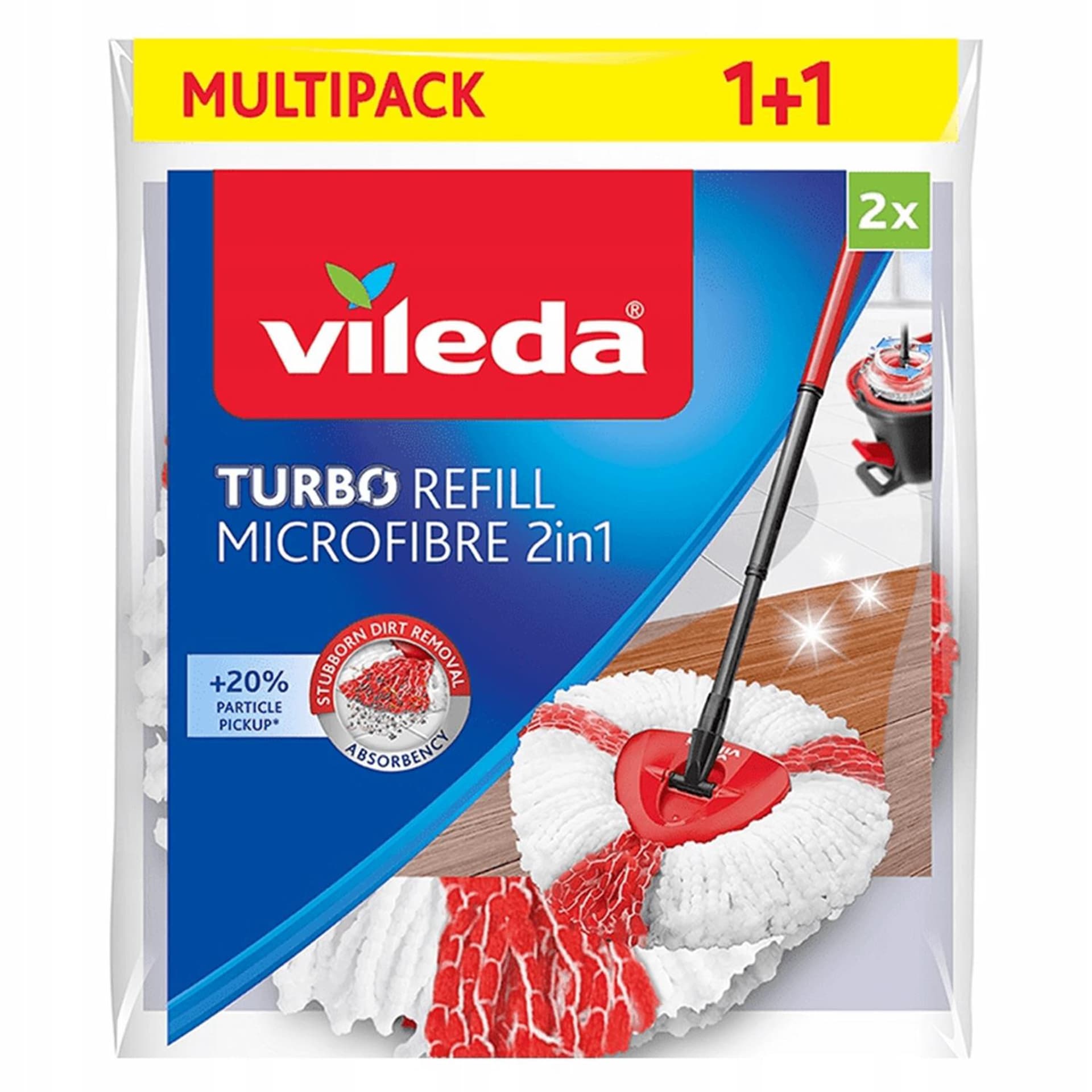 

Wkład do mopa obrotowego Vileda TURBO 2w1 2szt.