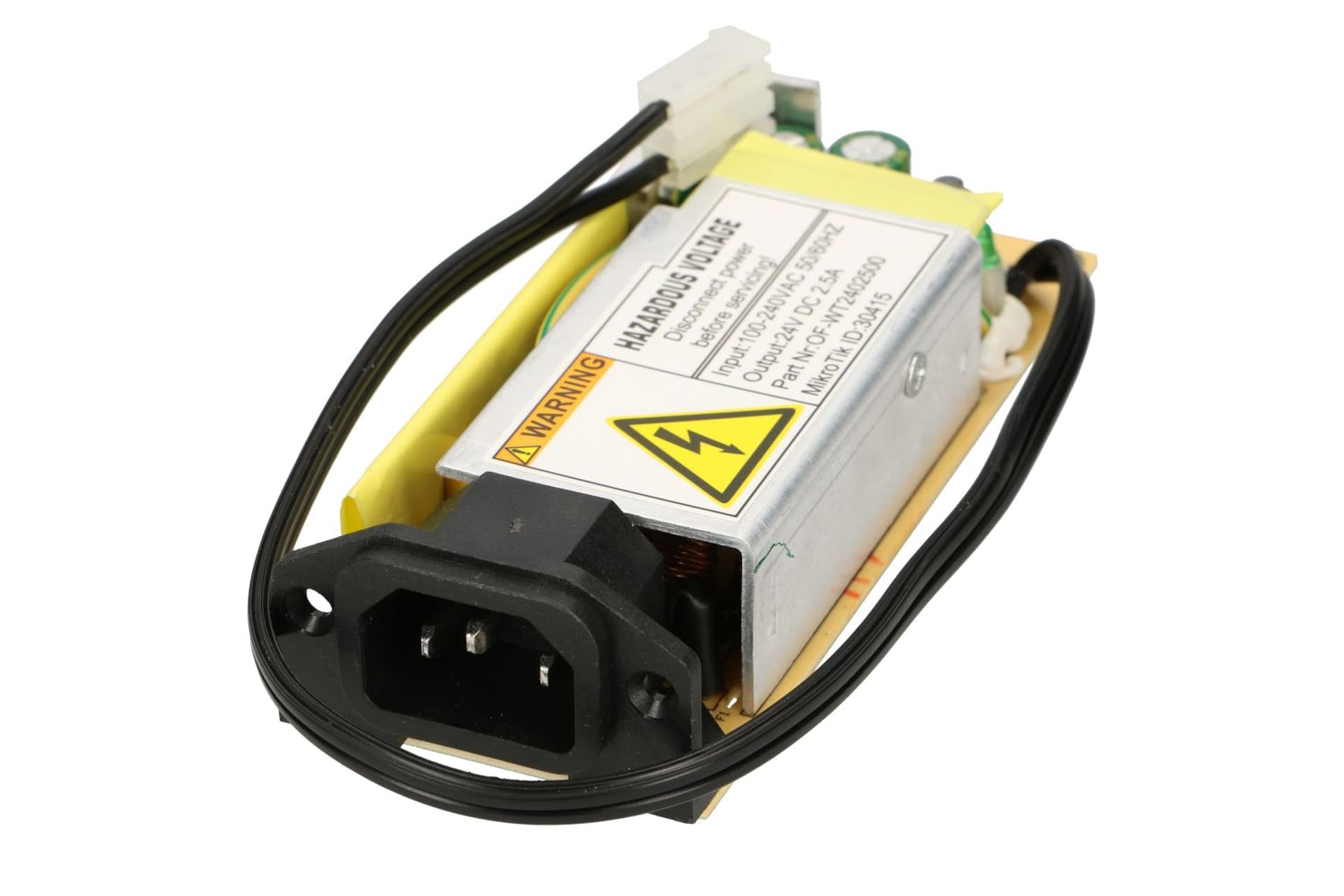 

MIKROTIK 24V 2.5A POWER SUPPLY 24V2APOW FOR CCR1009-7G-1C-1S+ AND CRS317-1G-16S+RM