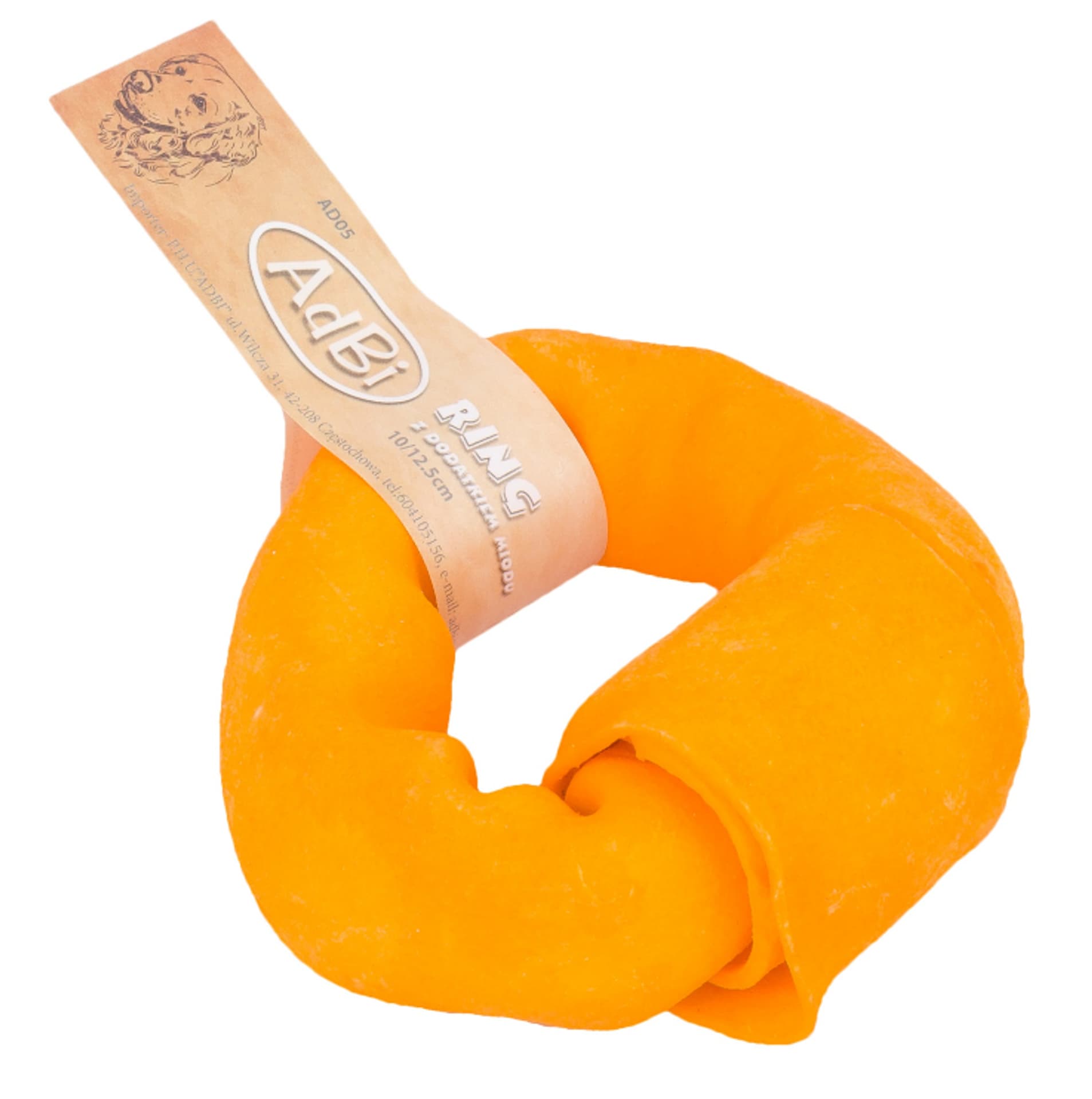 

ADBI Ring 10/12.5cm pomarańczowy [AD05] 1szt