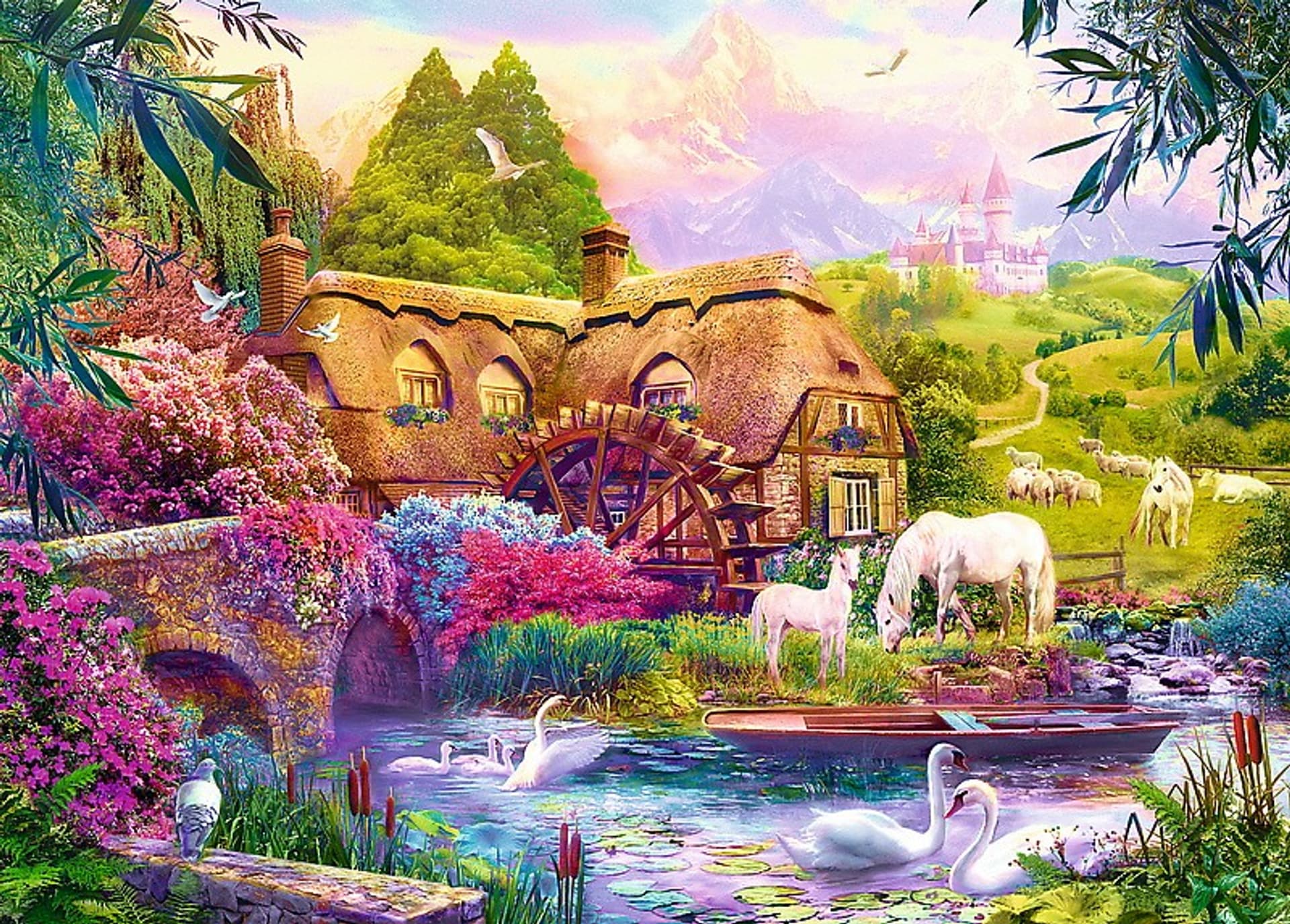 

Puzzle 1000 elementów - Bajkowa kraina