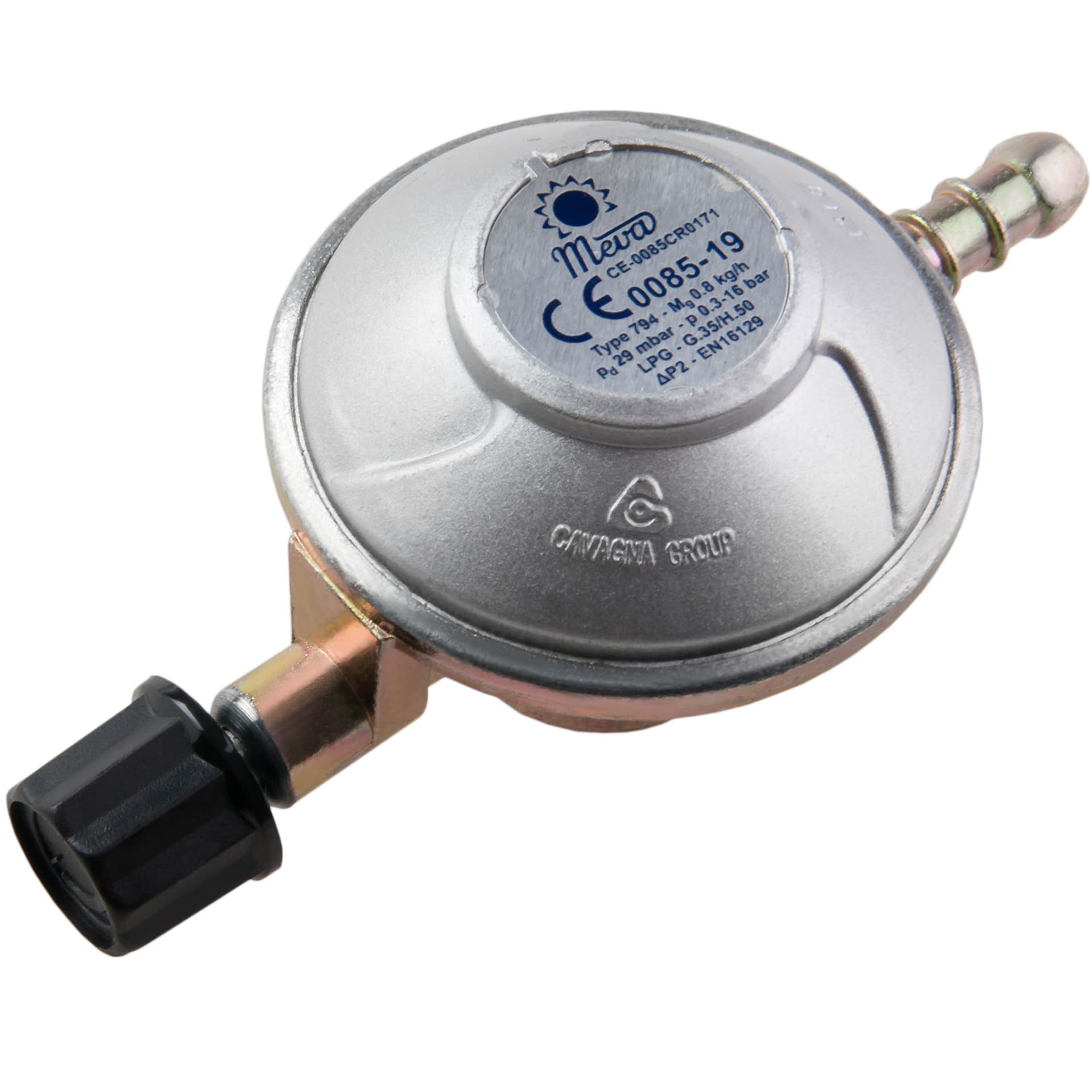 

Reduktor regulator gazowy do kartuszy 7/16 29mbar