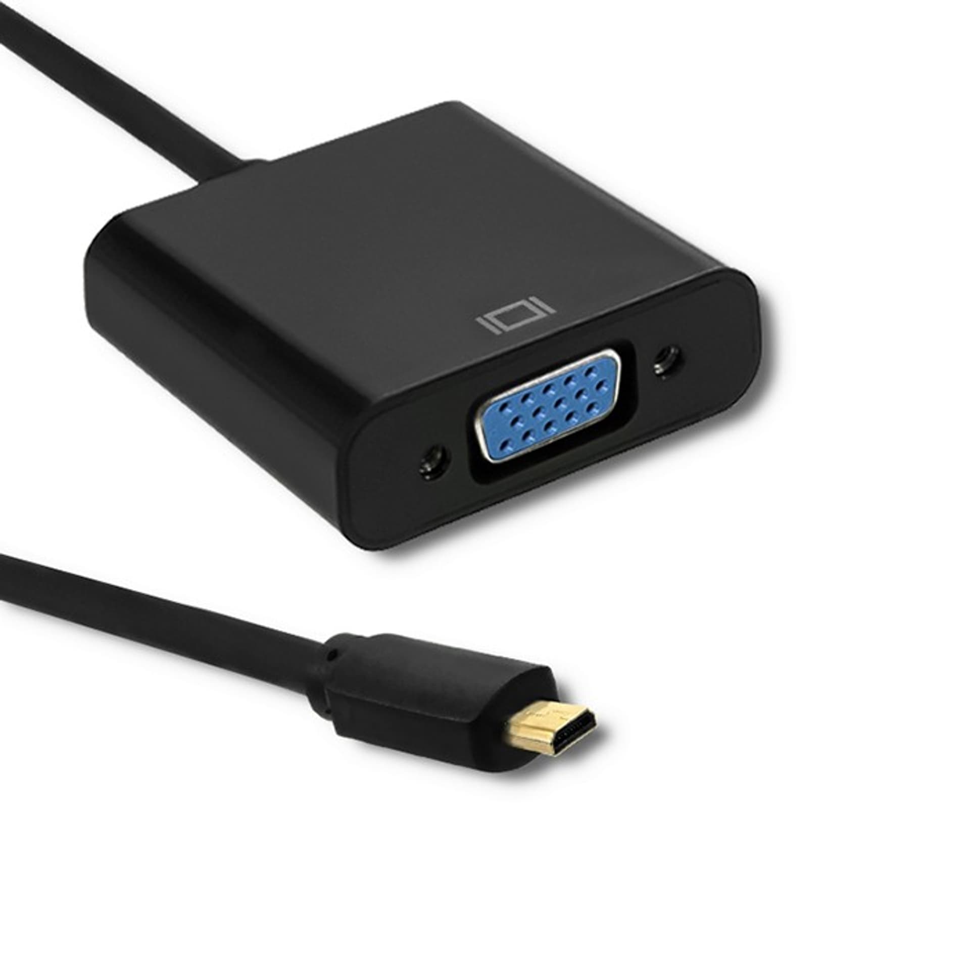 

Adapter Micro HDMI D męski / VGA żeński | 0,2m