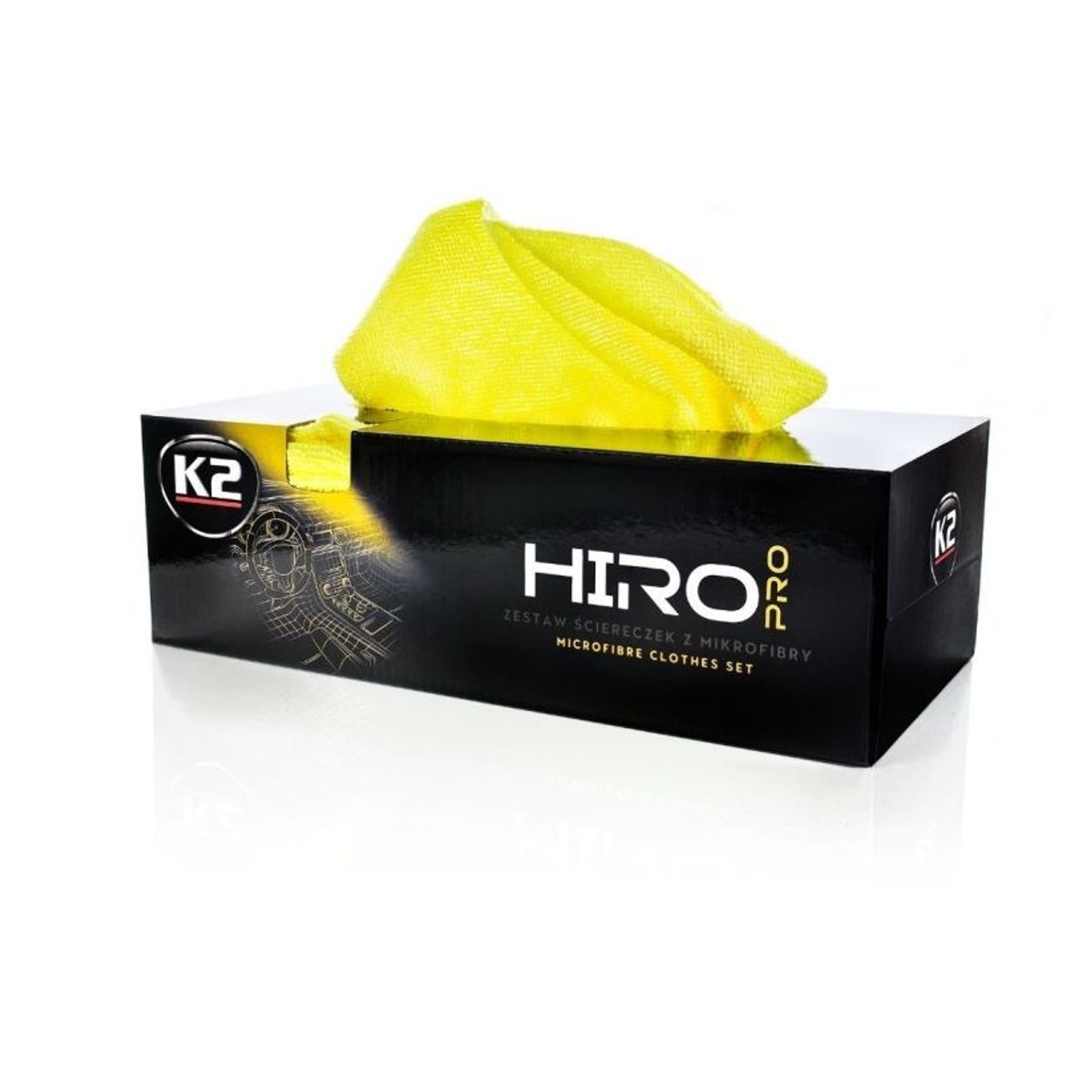 

K2 HIRO zestaw mikrofibr 30szt - 30x30cm 170gsm