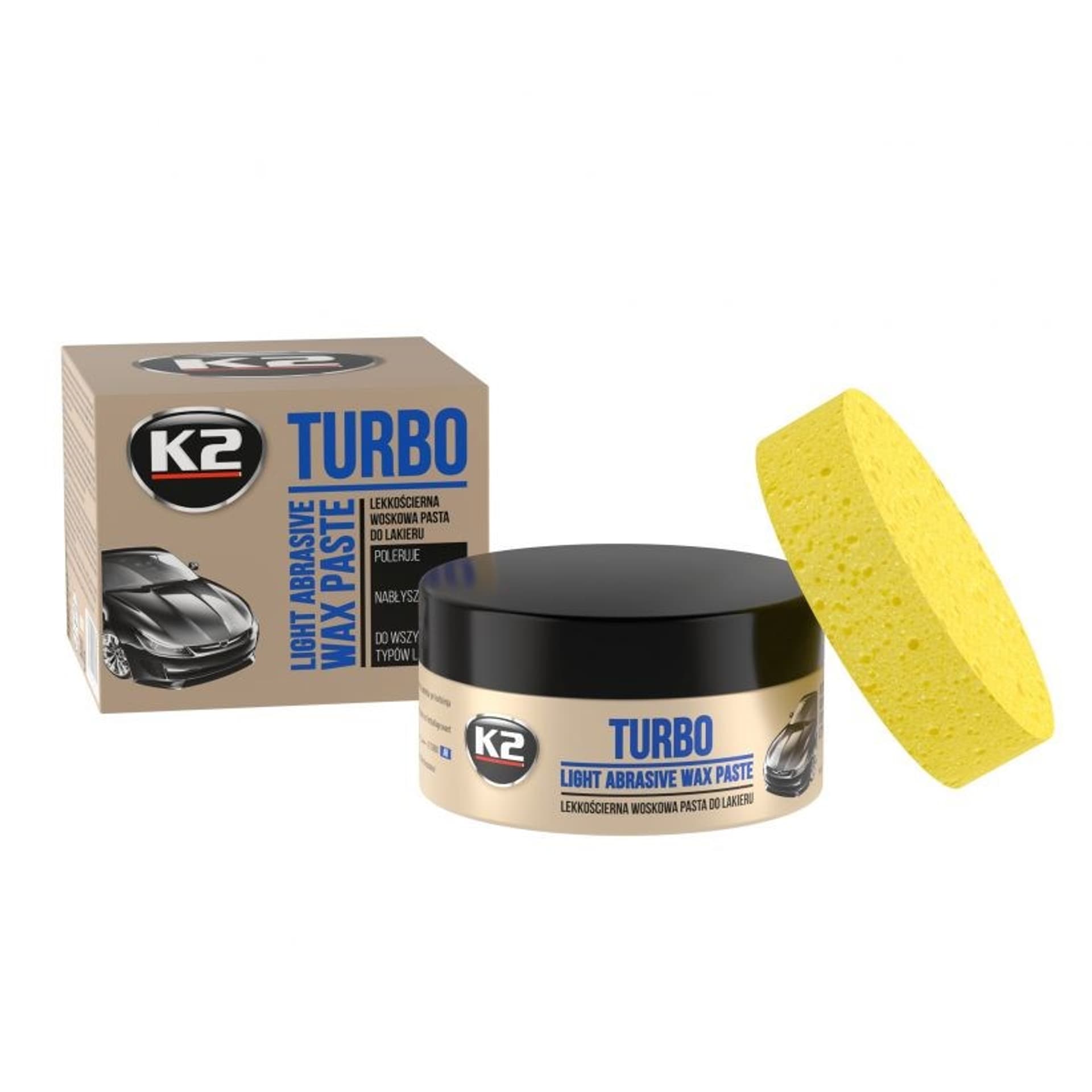 

K2 TURBO TEMPO 250ml - lekko ścierna pasta z woskiem