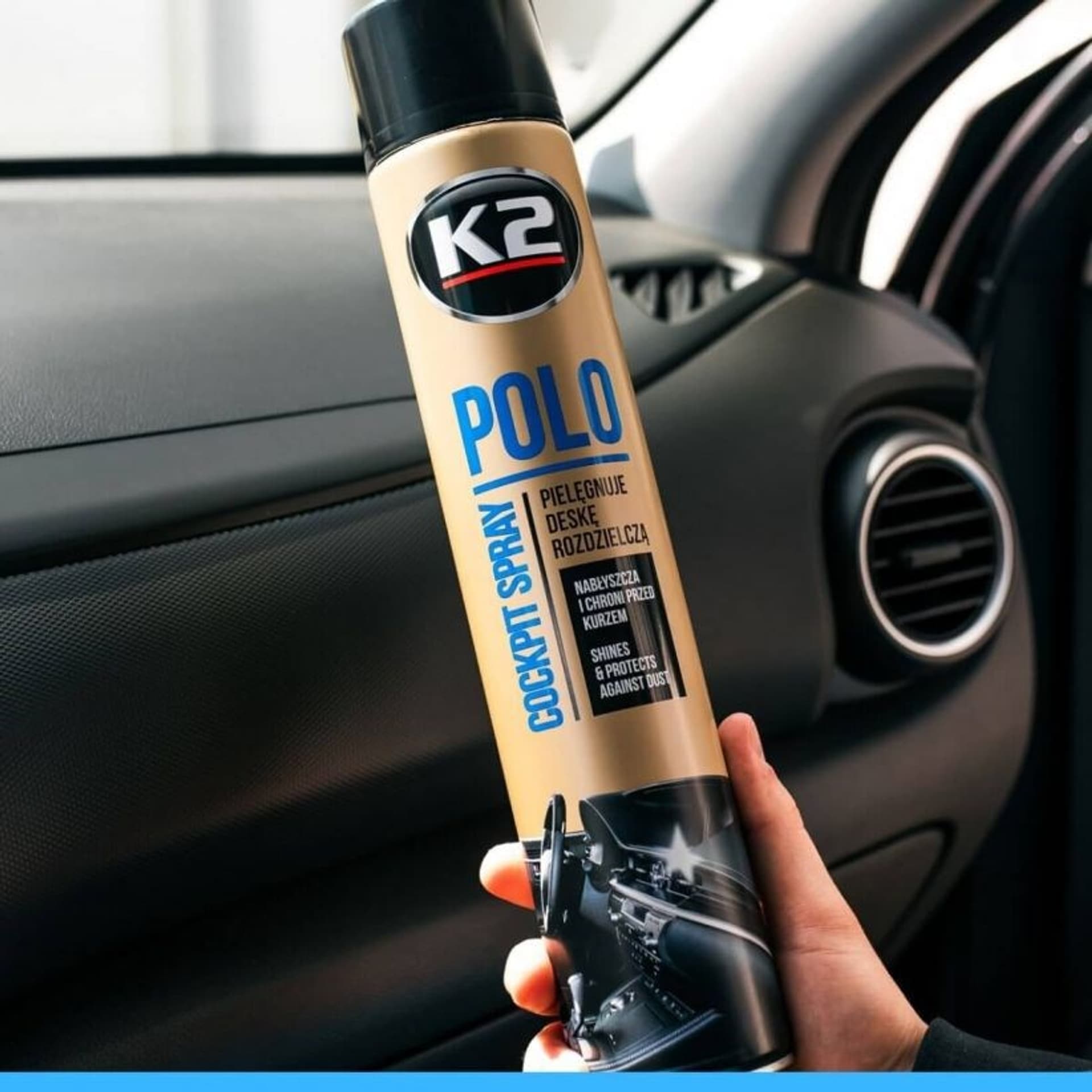 

K2 POLO COCKPIT 750ml MAN - środek do nabłyszczania i ochrony deski rozdzielczej