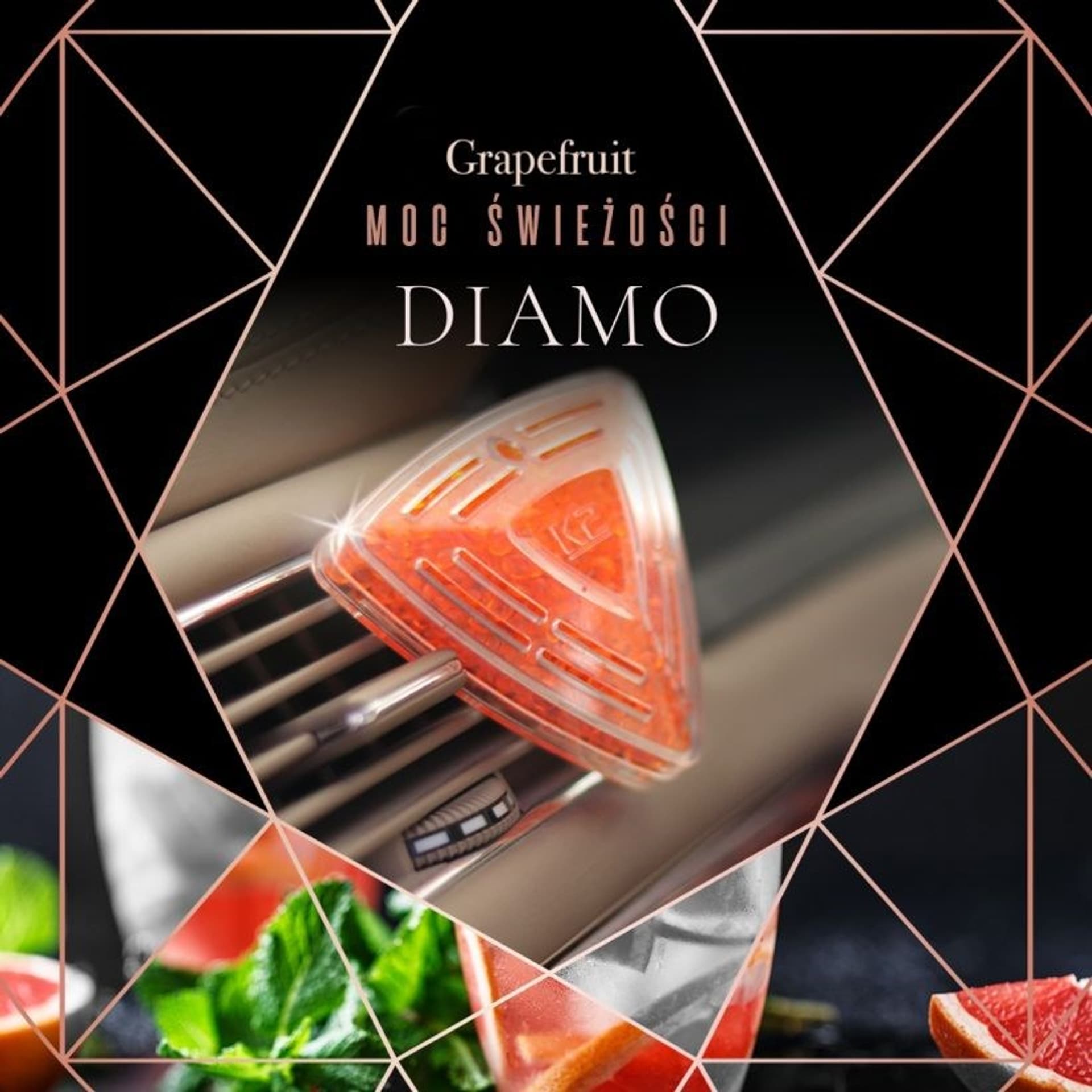 

K2 DIAMO GRAPEFRUIT - zapach zawieszka