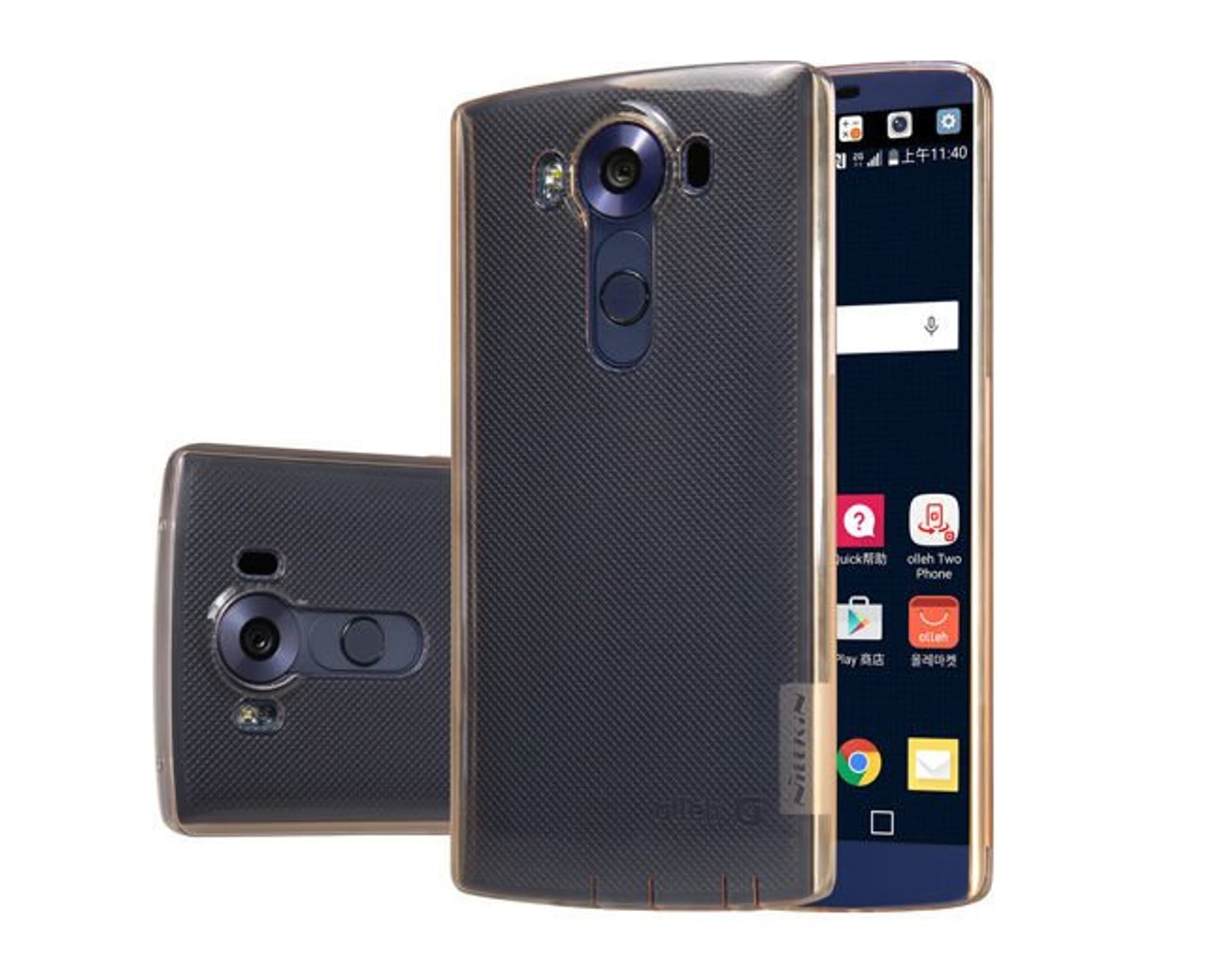 

Etui Nillkin Nature Silikon 0.6mm do LG V10 Brown
