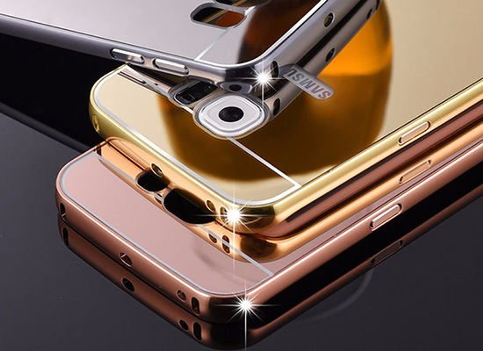 

Etui bumper plecki mirror do Samsung Galaxy S7 Edge Srebrne