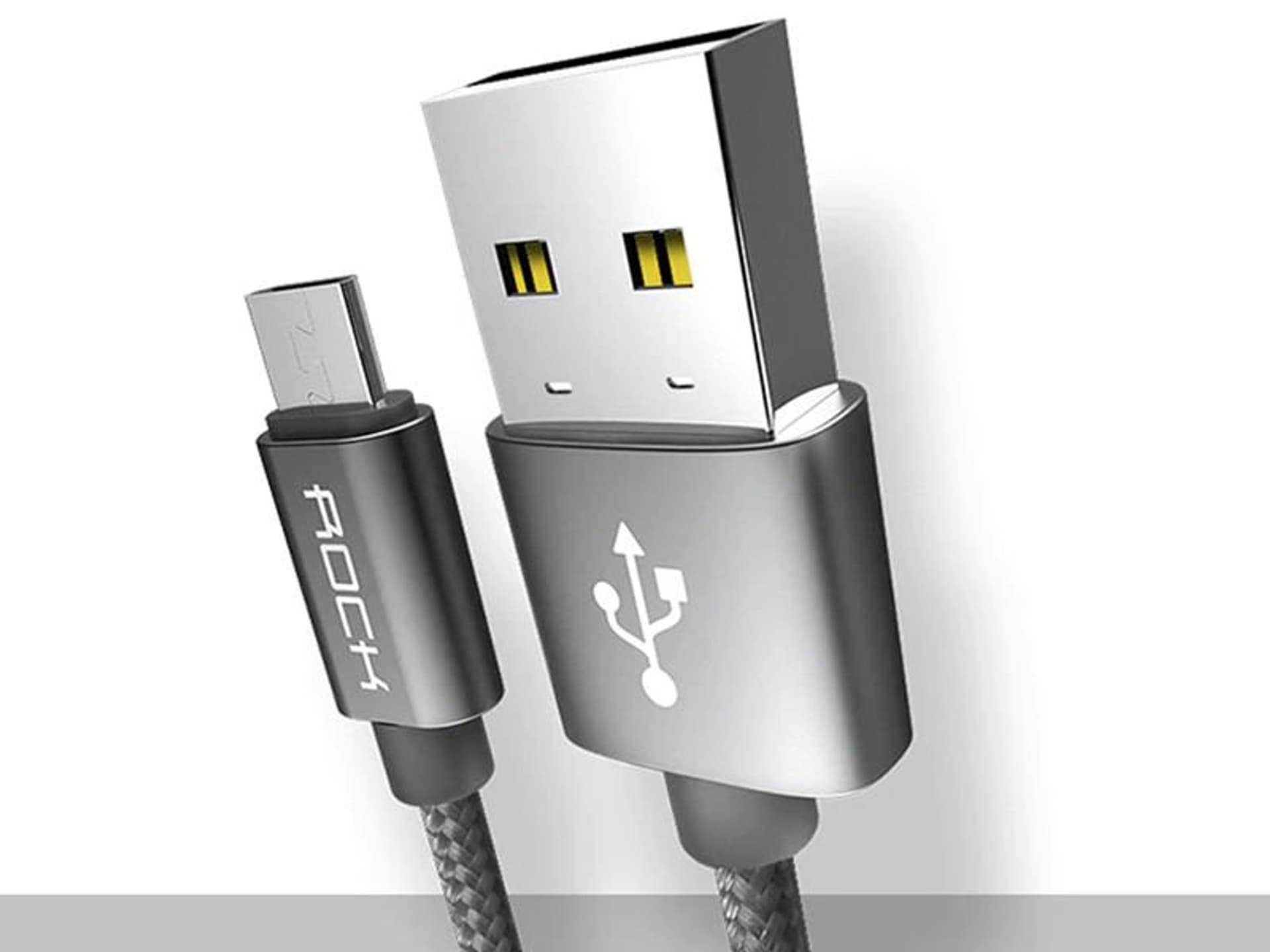 

Rock Kabel Micro USB 1m nylonowy Tarnish