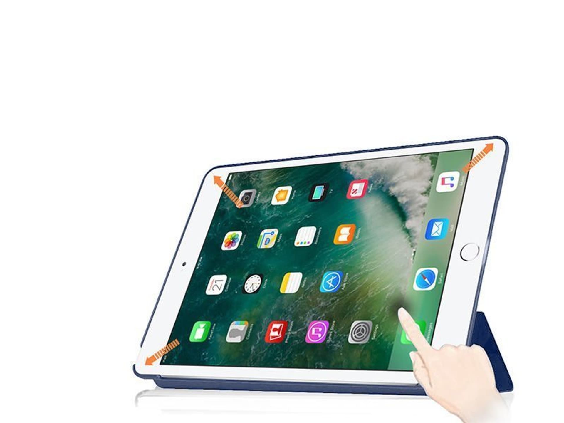 

Etui do Apple iPad 9.7 2017 / 2018 Smart Case Granatowe