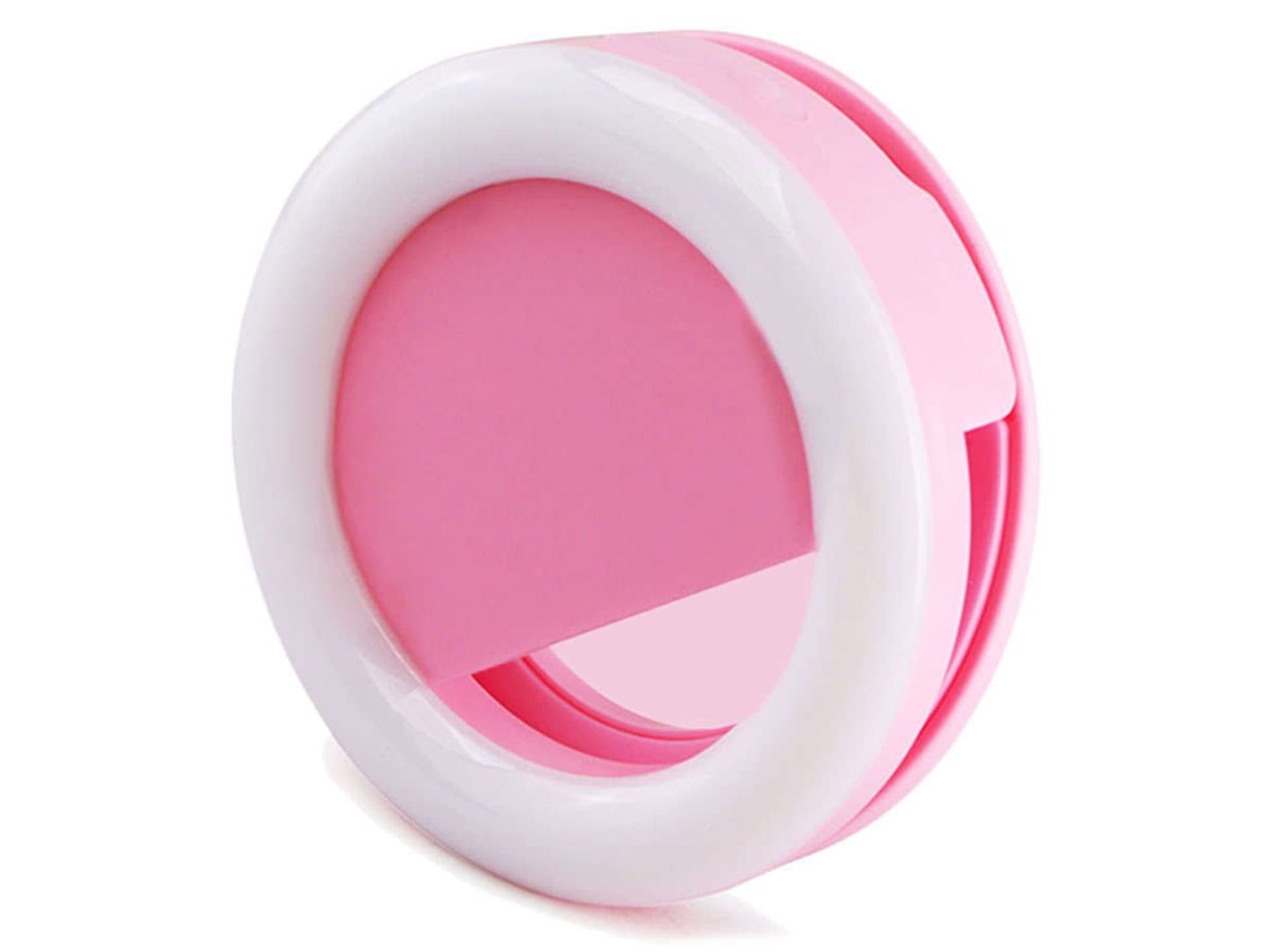 

Lampka Selfie Ring Light LED pierścieniowa RK-14 różowa