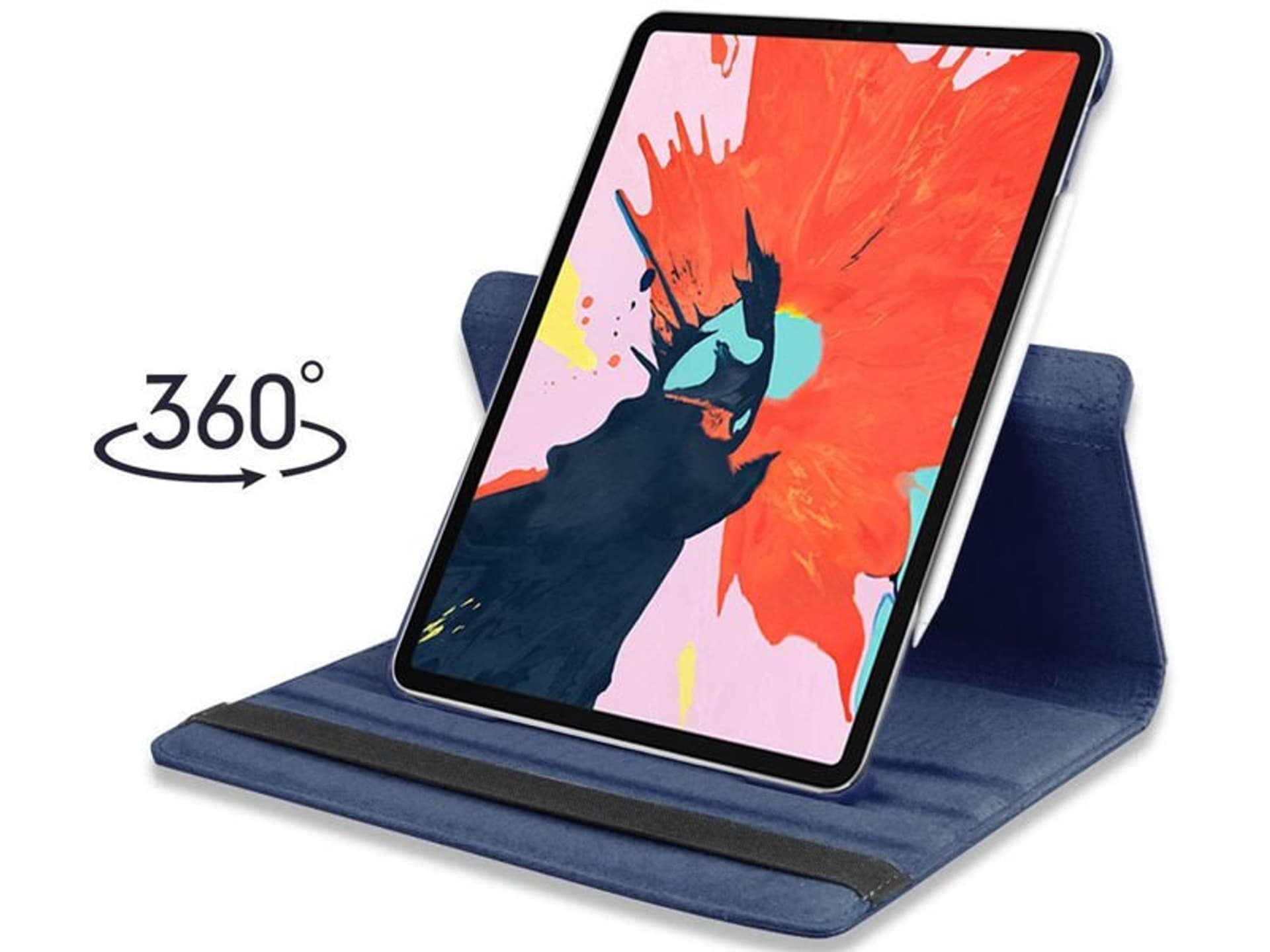 

Etui obrotowe Alogy 360 do Apple iPad Pro 11 2018 granatowe