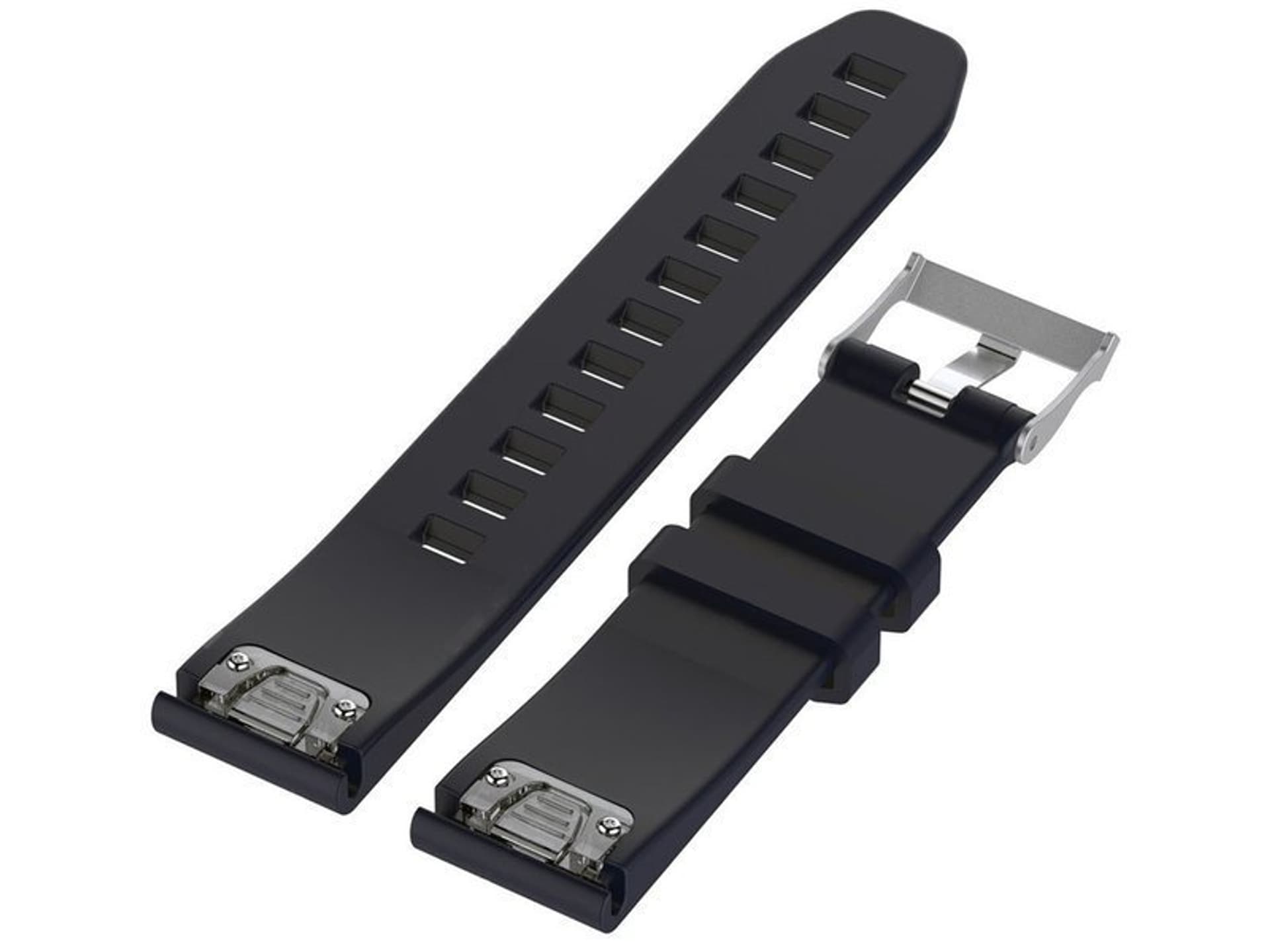 

Gumowy pasek Alogy soft do Garmin Fenix 5/5 Plus/6/6 pro granatowy