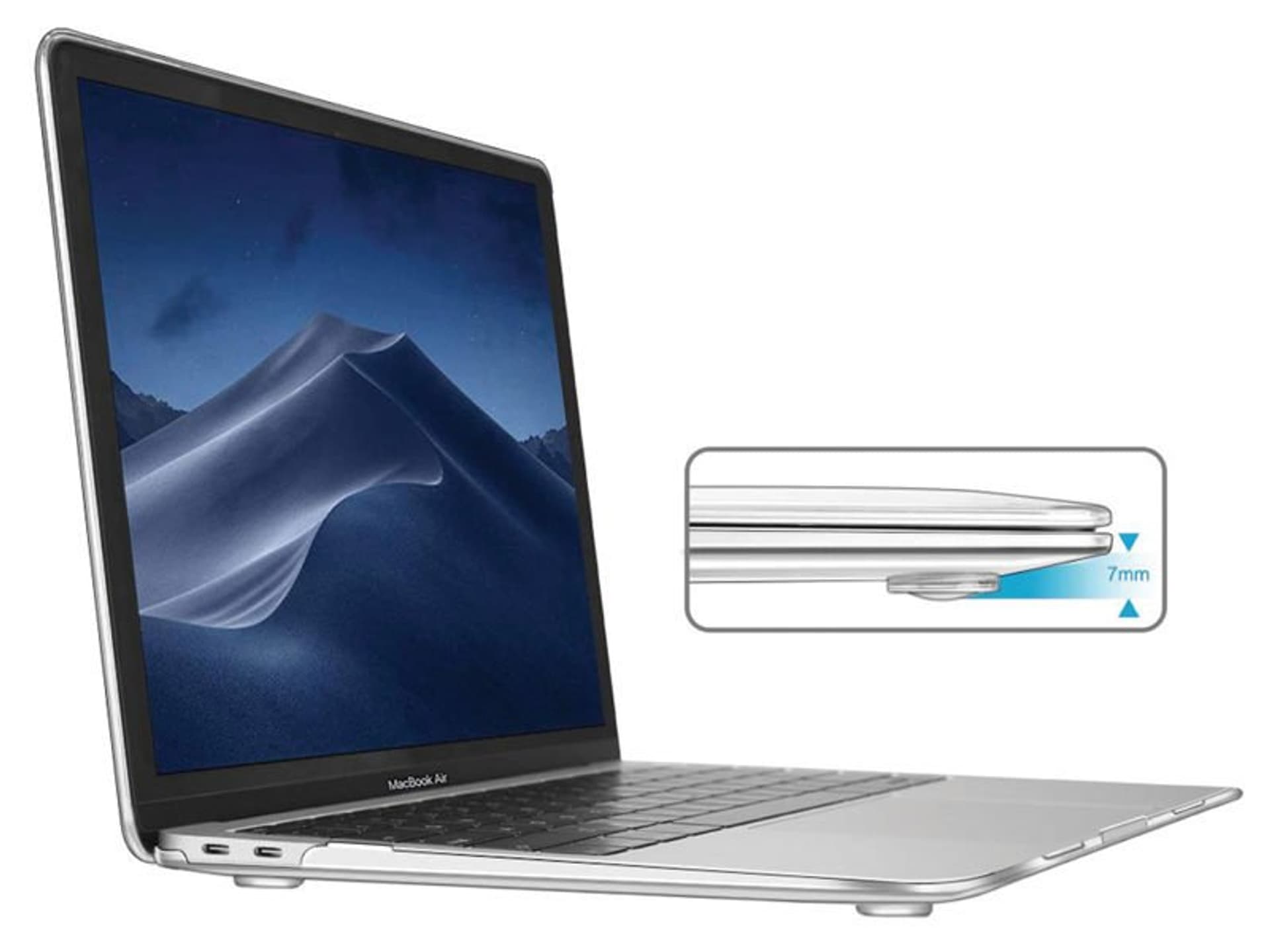 

Etui Alogy Hard Case crystal do Apple MacBook Air 2018 13 przezroczyste