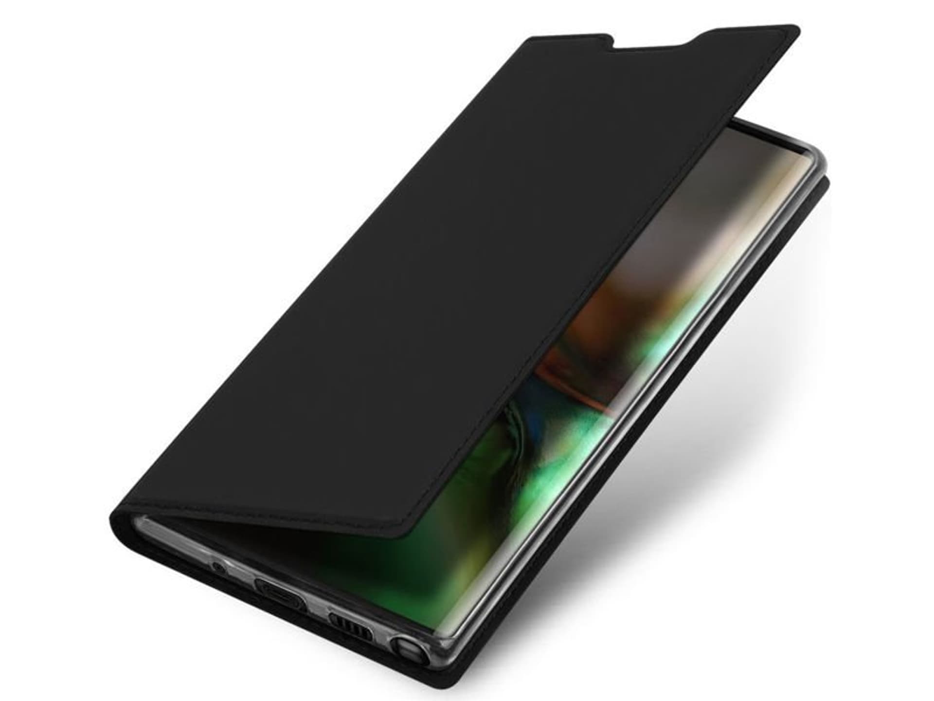 

Etui ochronne z klapką Dux Ducis Skin skórzane do Samsung Galaxy Note 10 Czarne