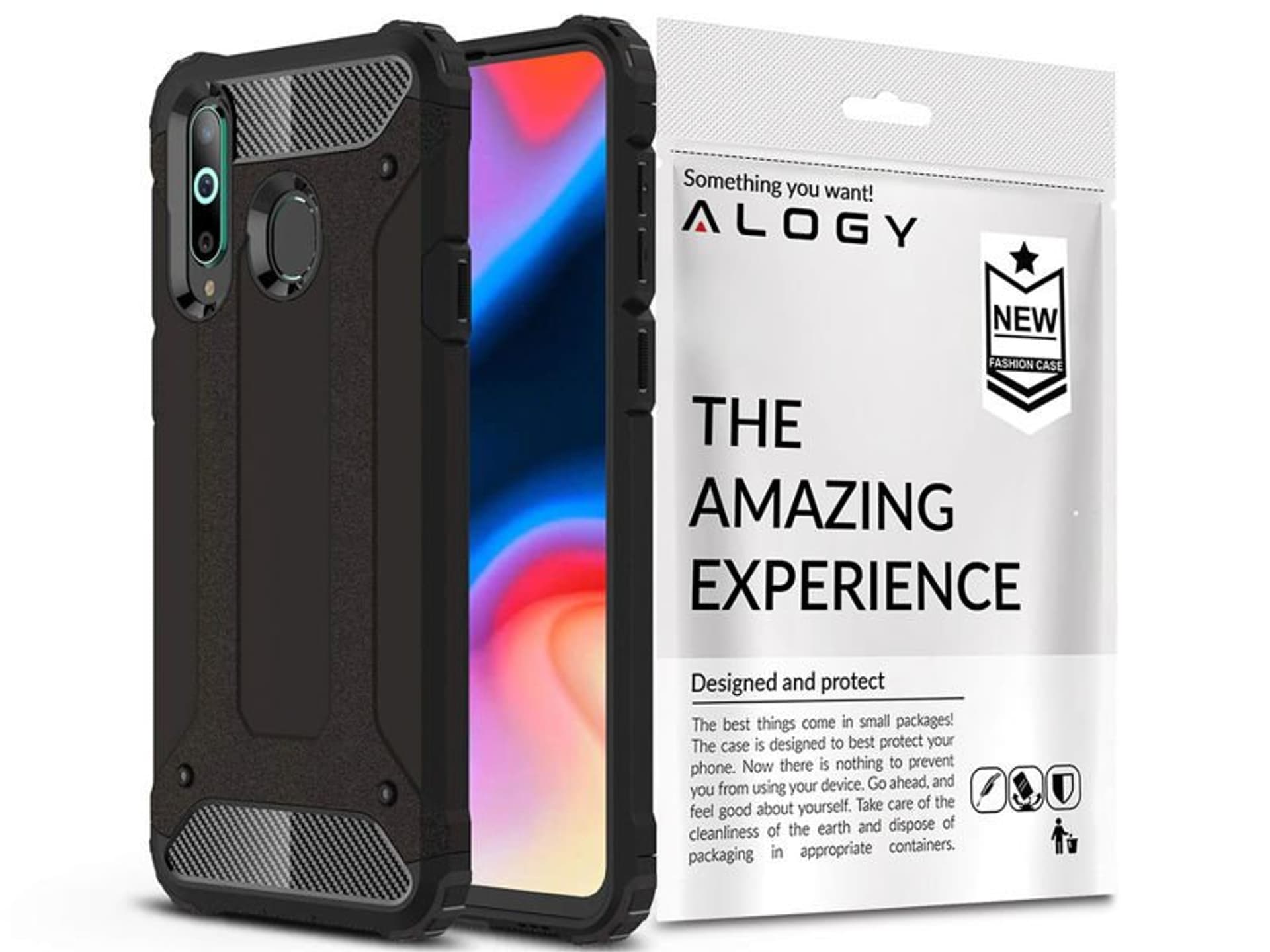 

Etui Alogy Hard Armor do Samsung Galaxy A60/M40 czarne