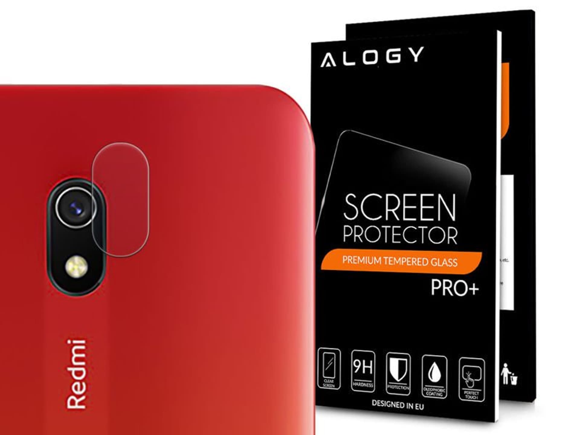 

Szkło hartowane x2 Alogy na tył obiektyw do Xiaomi Redmi 8A